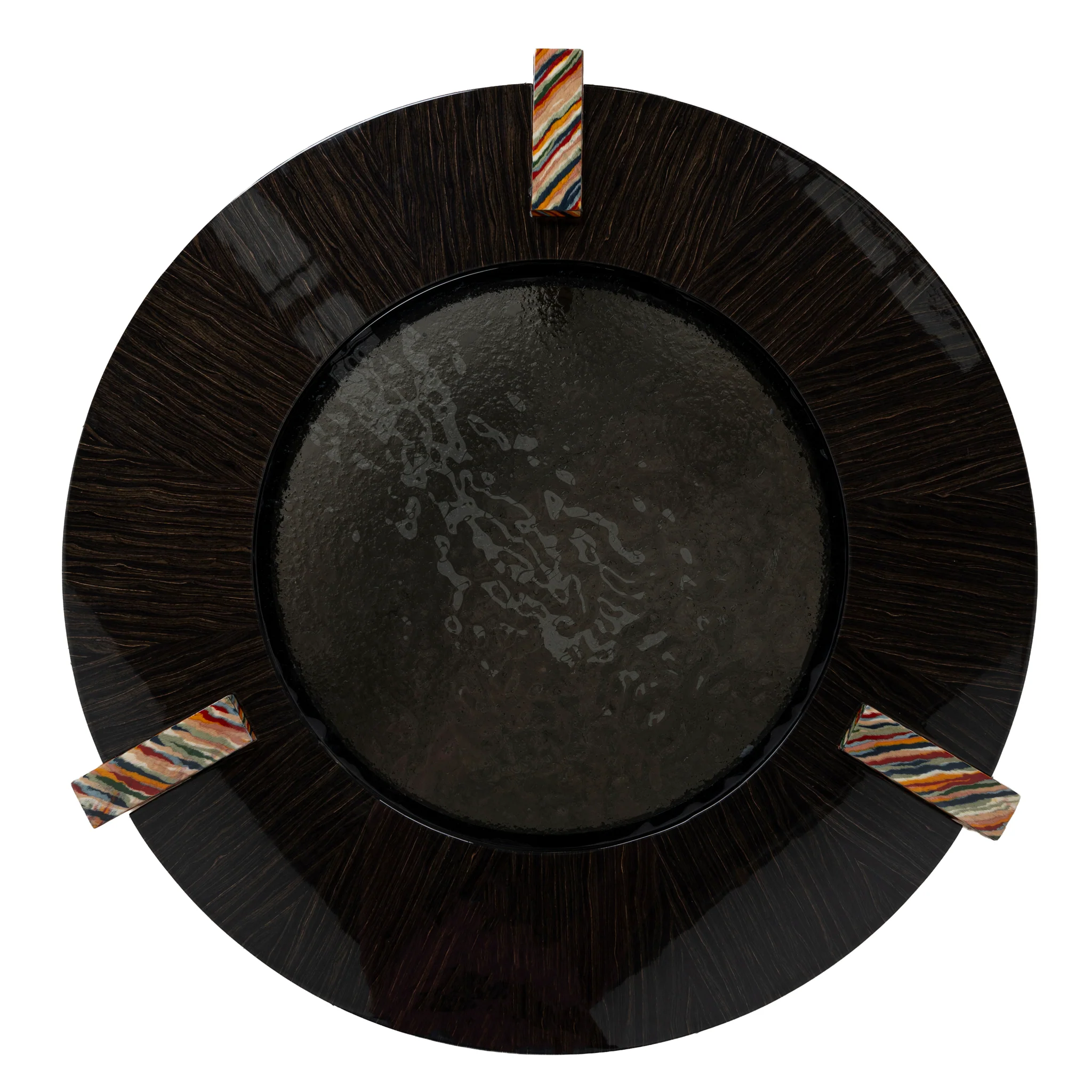 CCF12100-NY 93cm Round Coffee Table - Black - Image 12