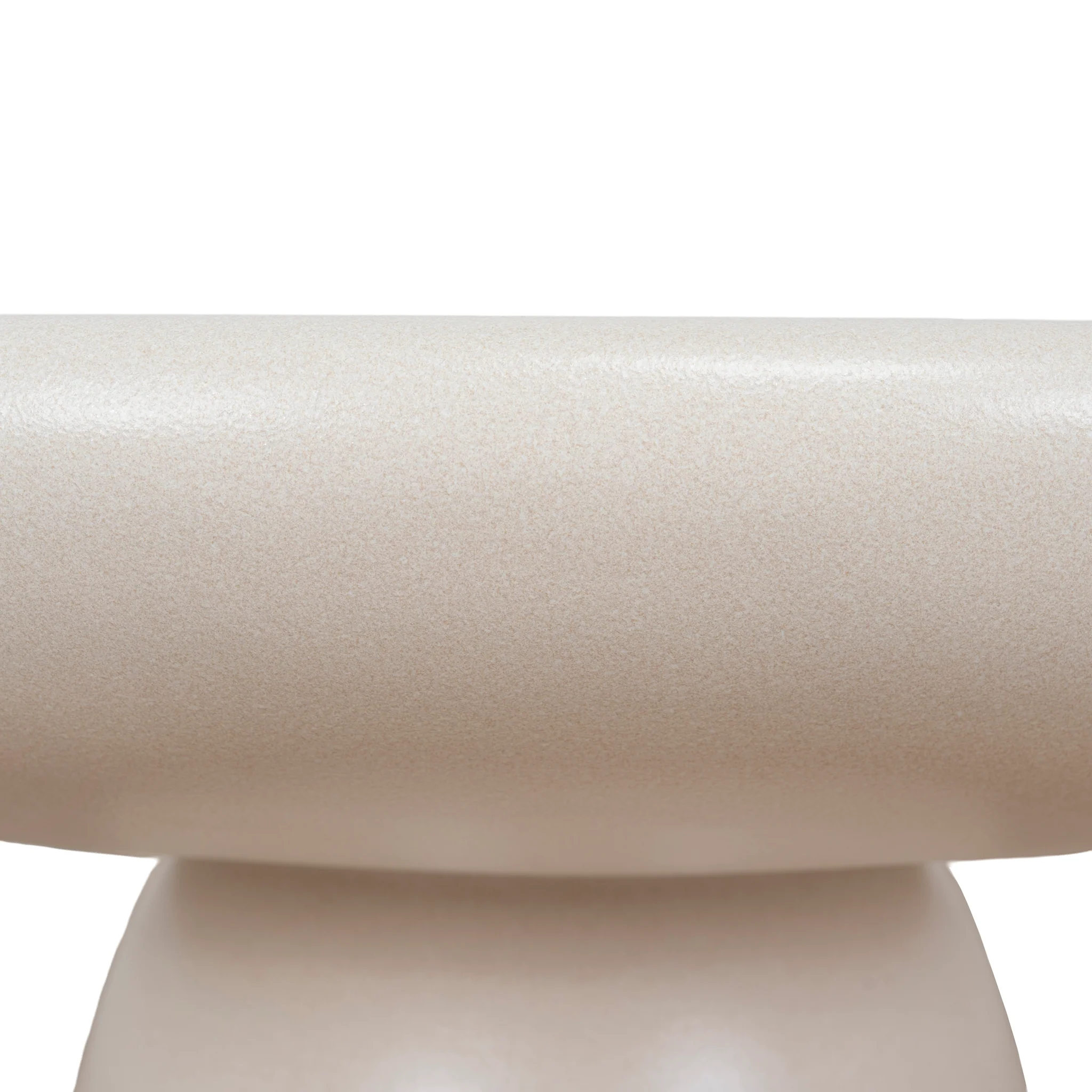 CCF12104-NY 80cm Round Coffee Table - Ivory Beige - Image 5