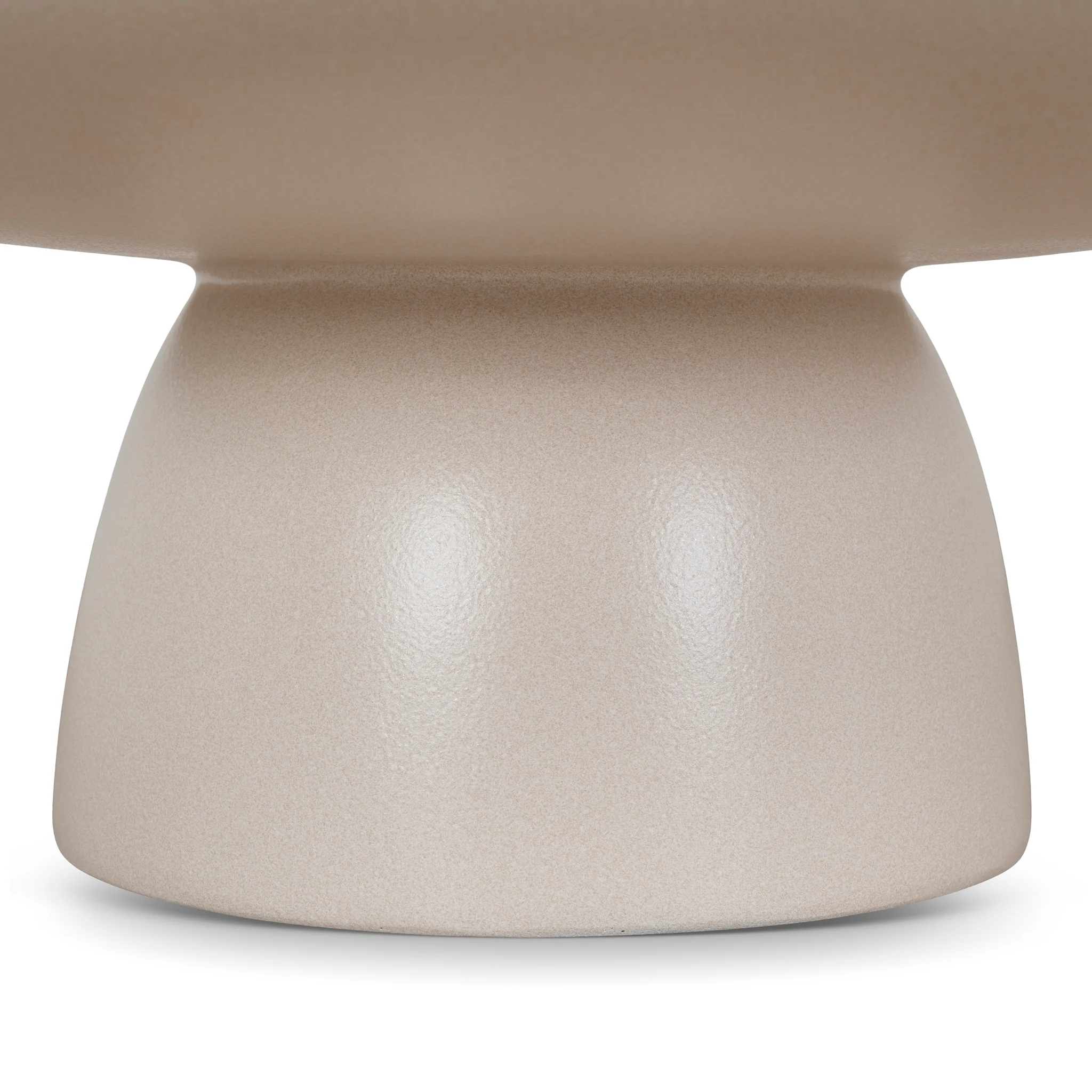 CCF12104-NY 80cm Round Coffee Table - Ivory Beige - Image 7