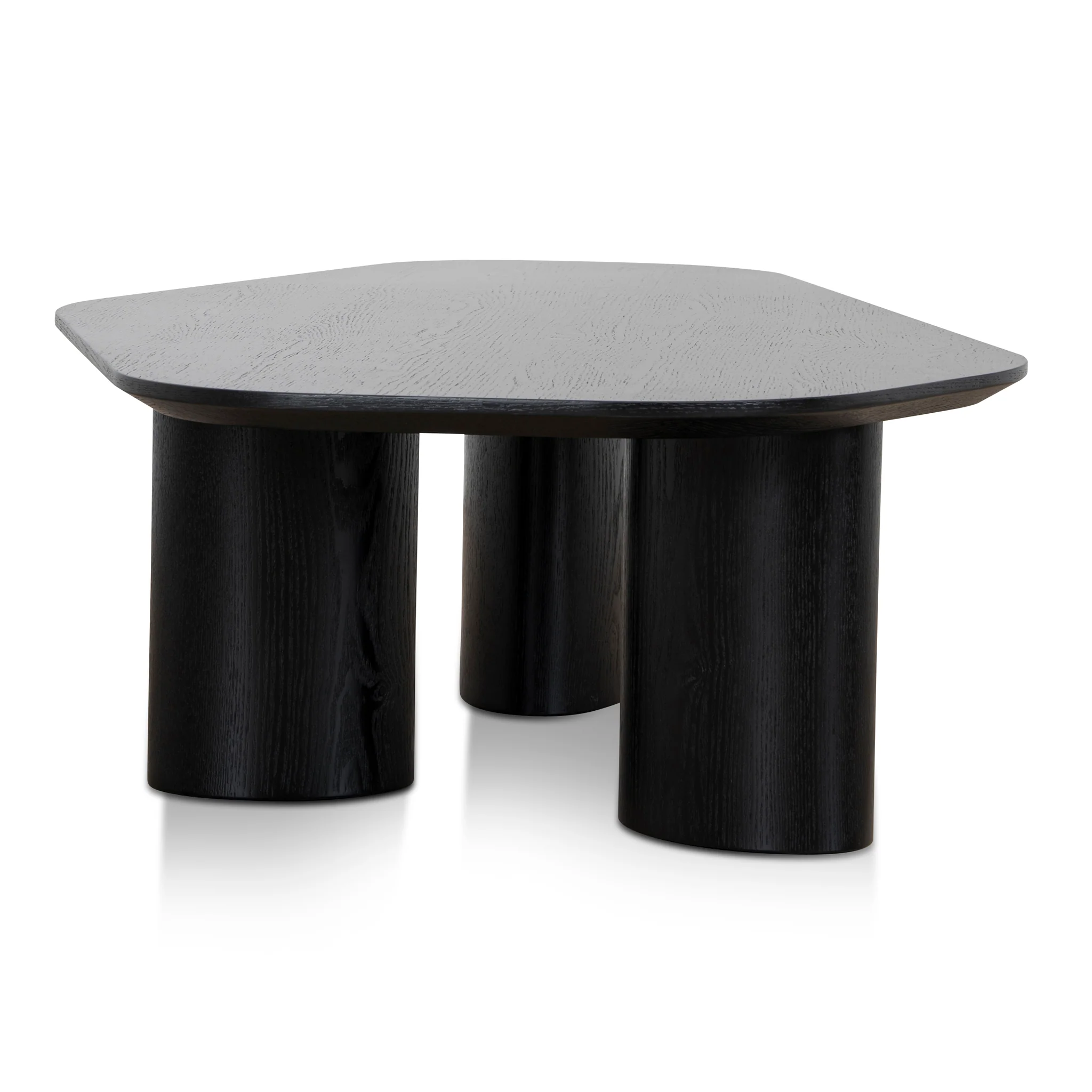 CCF12126-CI 1.09m Freeform Coffee Table - Full Black - Image 5