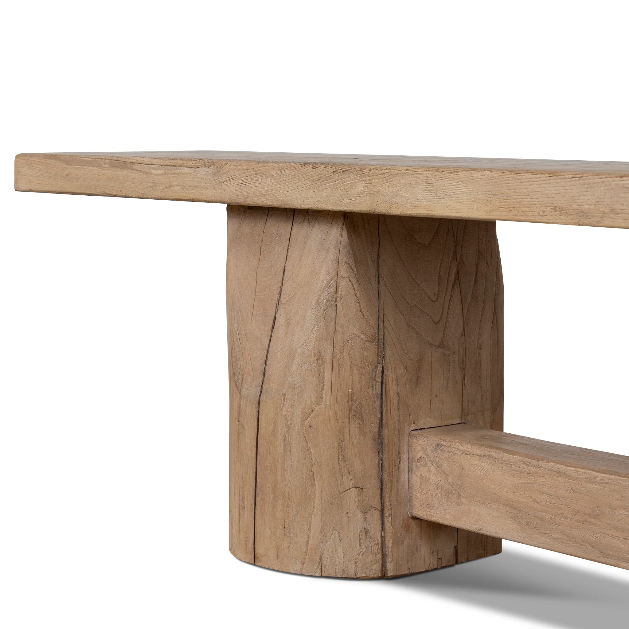 CCF12527-NA 2.5m Elm Bench - Natural - Image 5