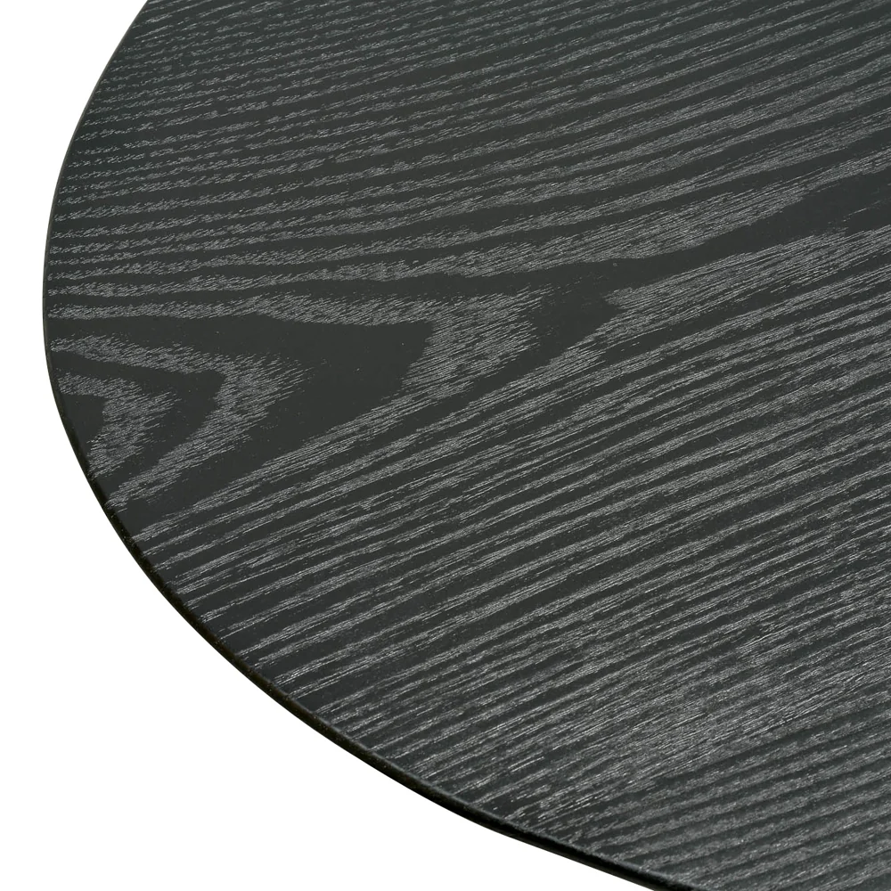 CCF2481-SD 117.5cm Coffee Table - Black Ash Veneer - Black Legs - Image 4