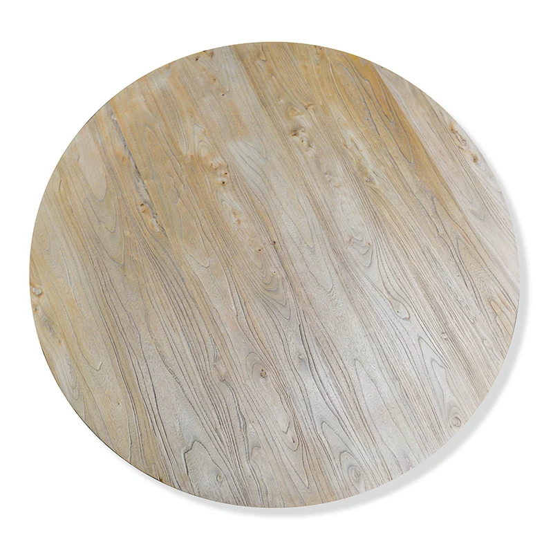 CCF425 Reclaimed 100cm Round Coffee Table - Image 4