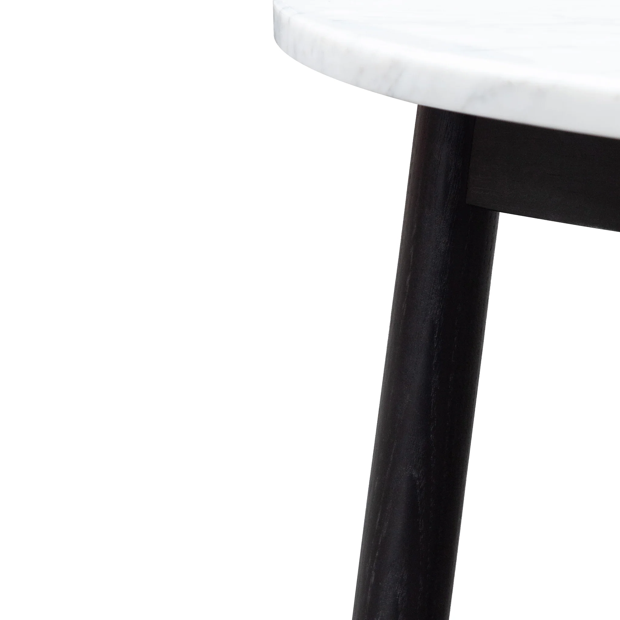 CCF6160-SD 110cm Marble Coffee Table - Black Base - Image 5