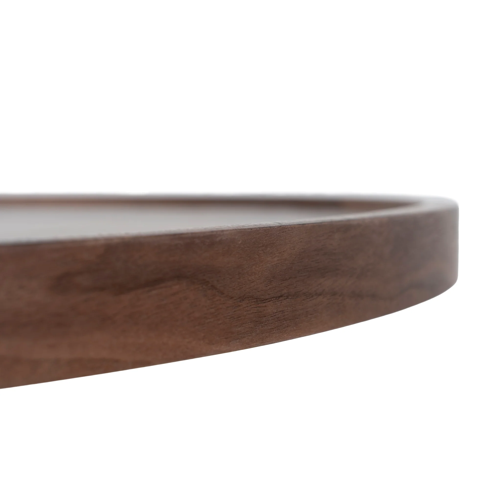 CCF10939-CN 1.1m Wooden Round Coffee Table - Walnut - Image 10