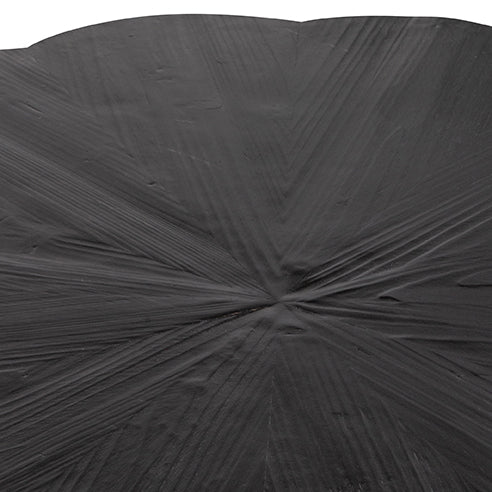 CCF6477-NI 100cm Round Coffee Table - Full Black - Image 9