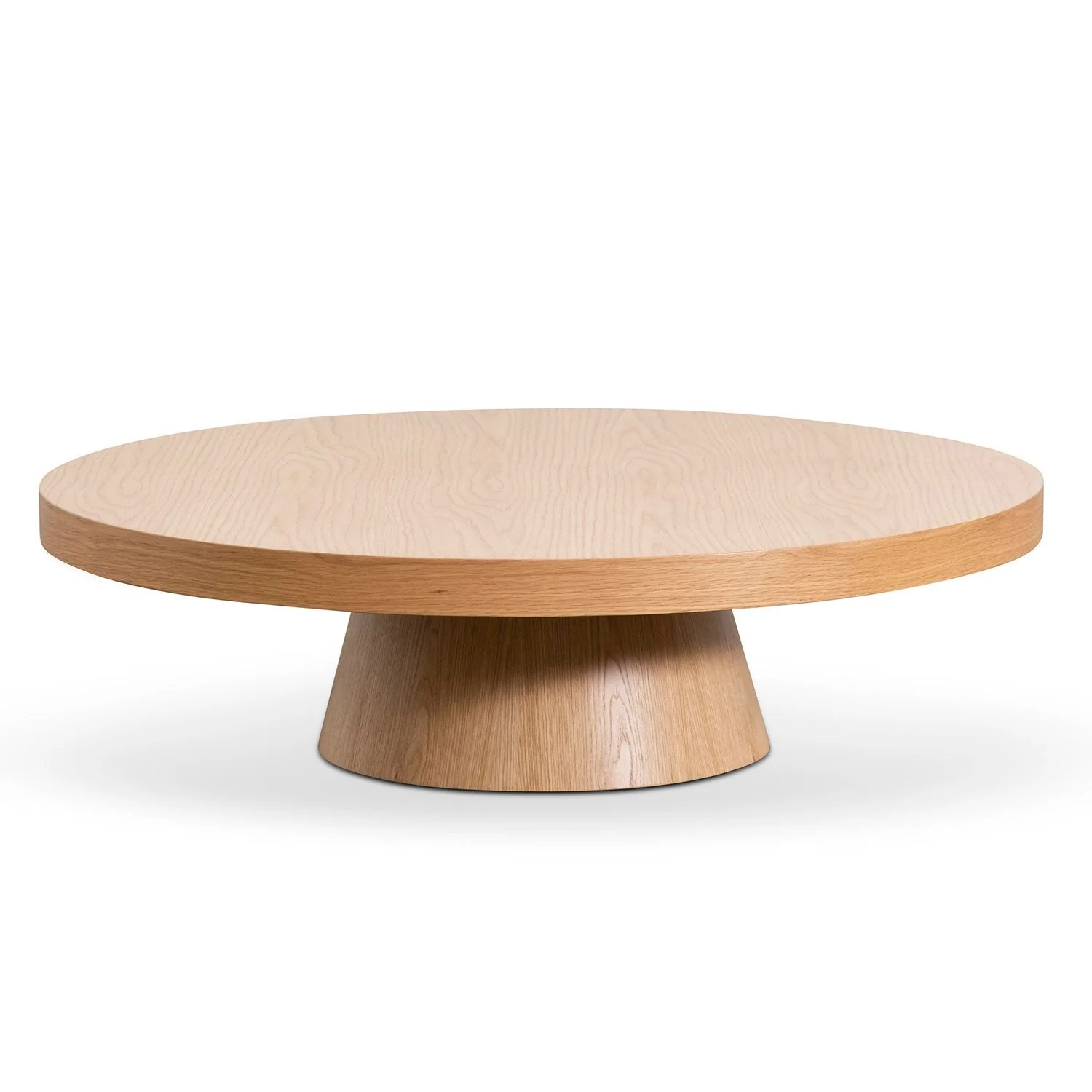 CCF6603-CN 1.1m Round Coffee Table - Natural Oak - Image 2