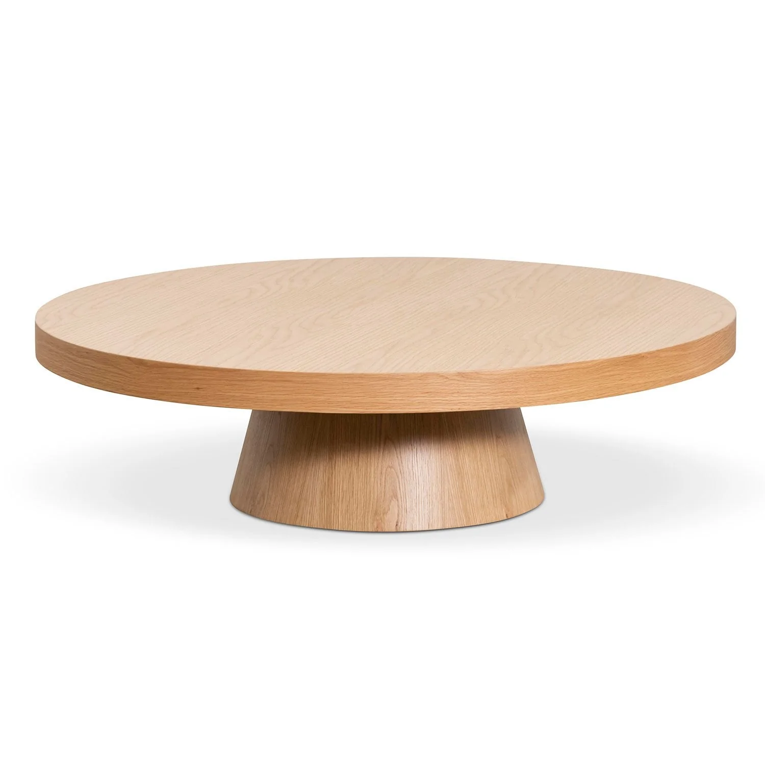 CCF6603-CN 1.1m Round Coffee Table - Natural Oak - Image 3