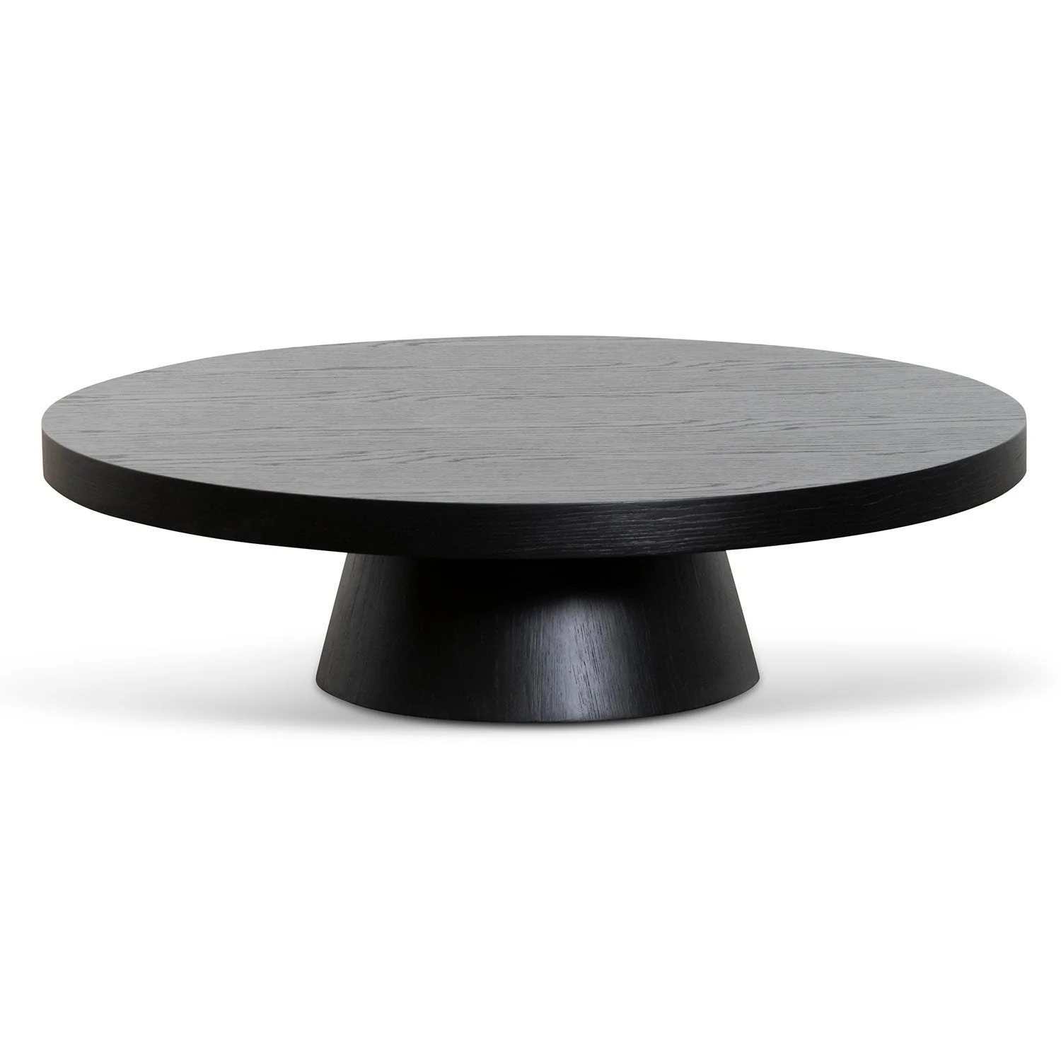 CCF6604-CN 1.1m Round Coffee Table - Black Oak - Image 2