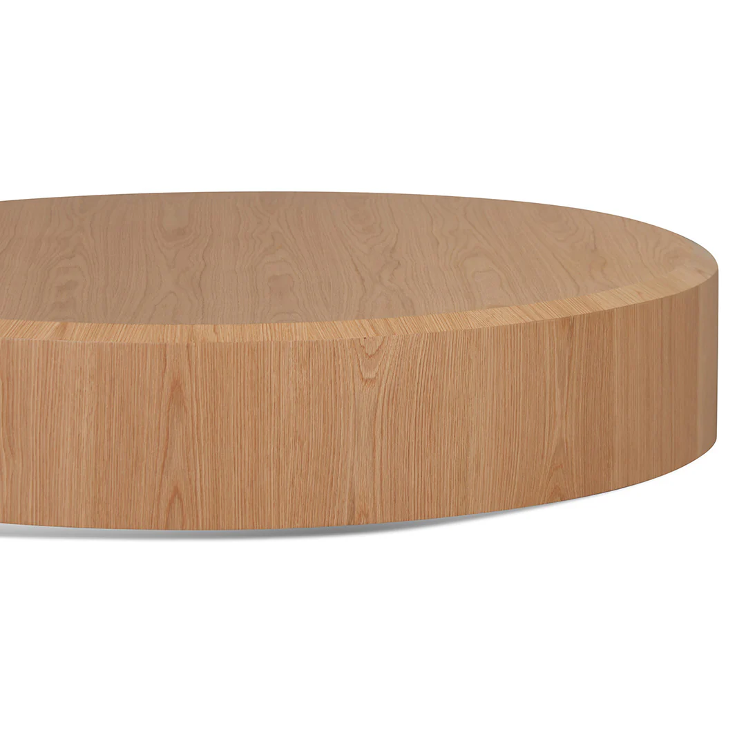 CCF8073-CN 1.5m Round Plinth - Natural Oak - Image 3