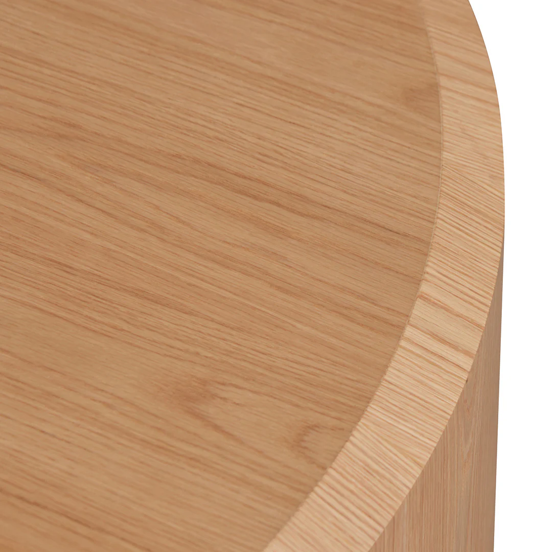 CCF8073-CN 1.5m Round Plinth - Natural Oak - Image 5
