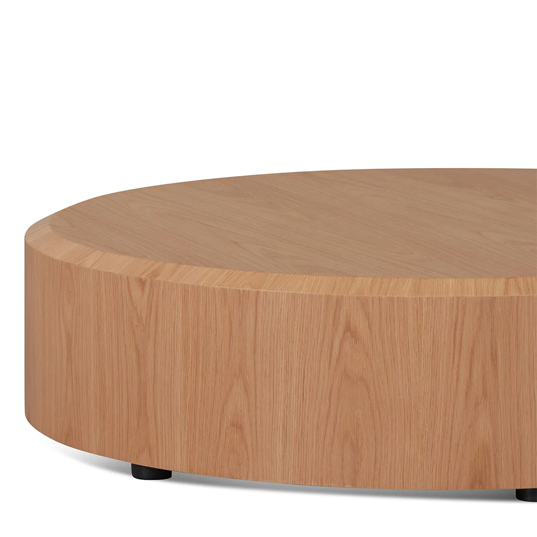 CCF8074-CN 1.2m Round Plinth - Natural Oak - Image 3
