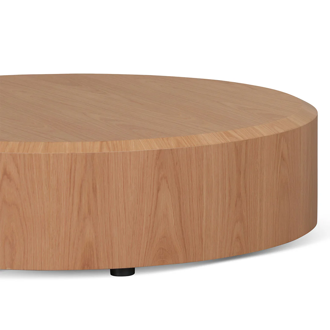 CCF8074-CN 1.2m Round Plinth - Natural Oak - Image 4