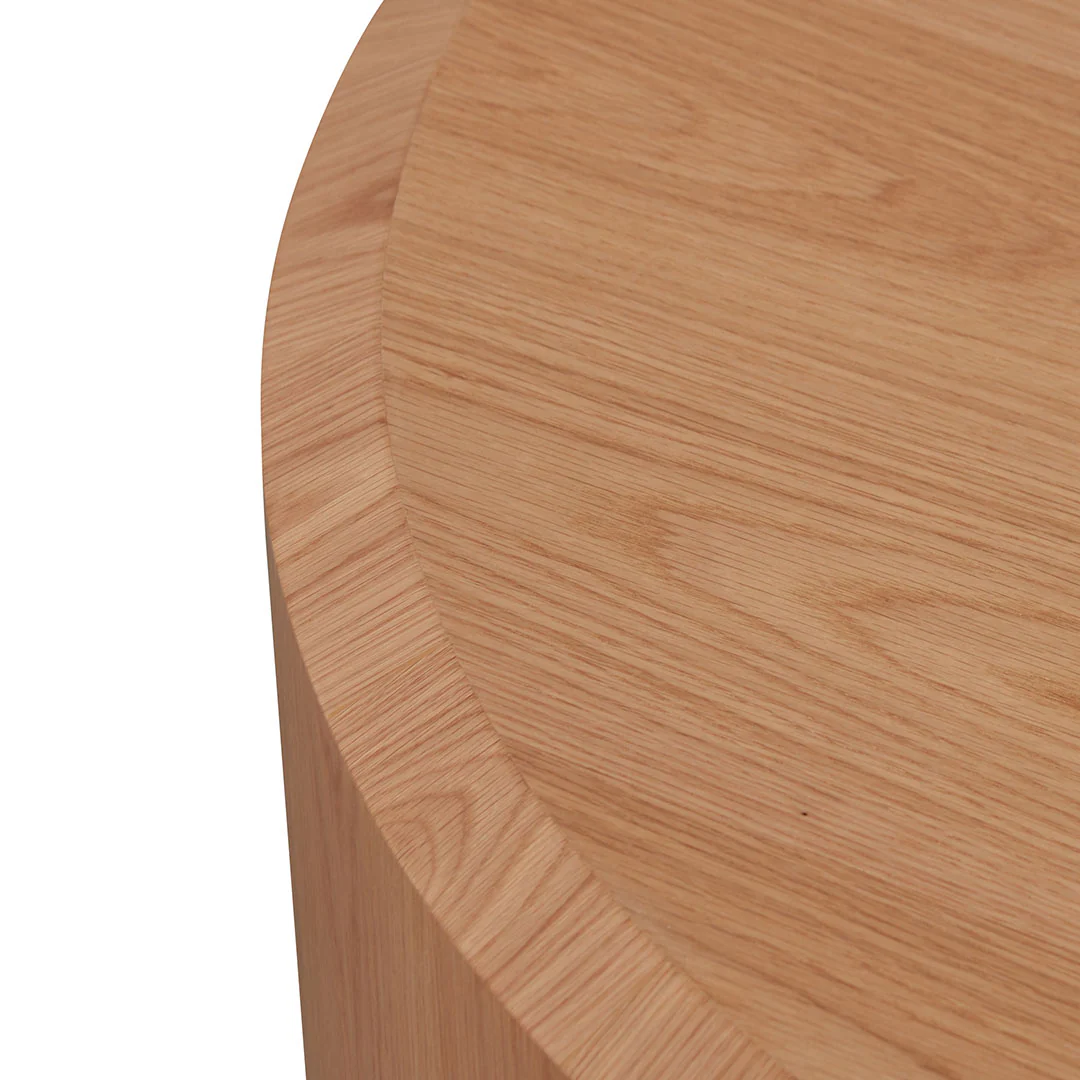 CCF8074-CN 1.2m Round Plinth - Natural Oak - Image 6
