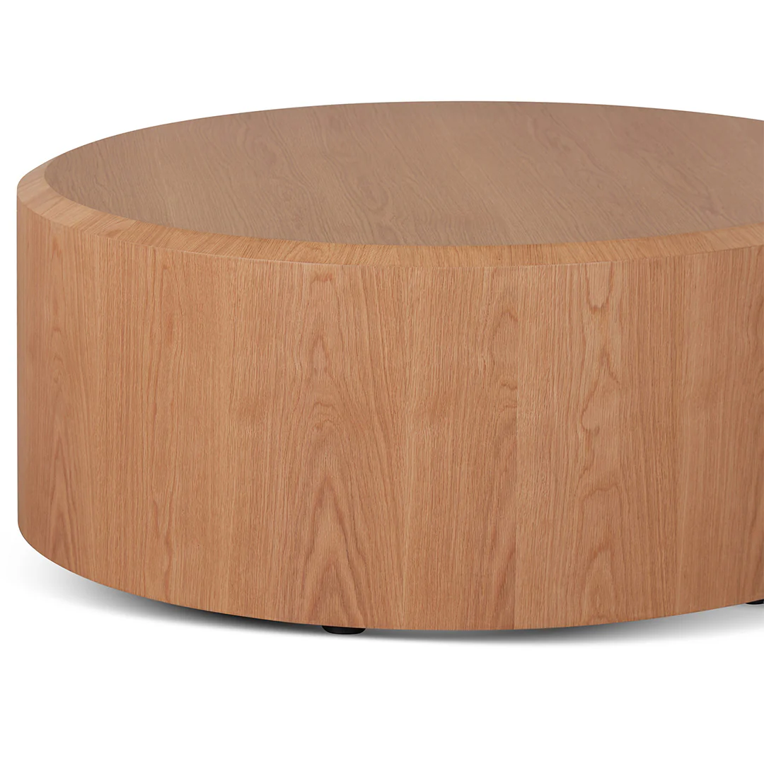 CCF8075-CN 1.2m Round High Plinth - Natural Oak - Image 3