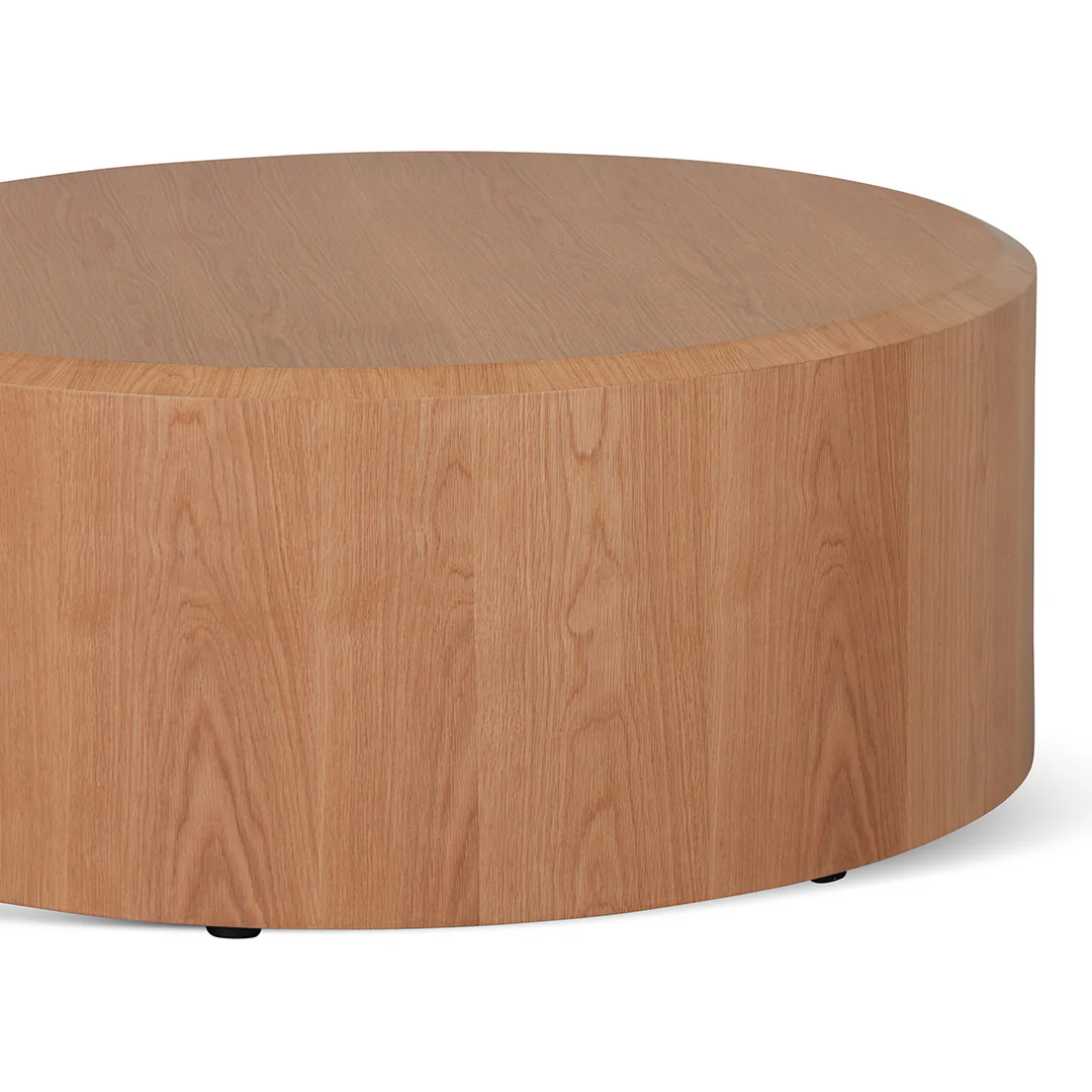CCF8075-CN 1.2m Round High Plinth - Natural Oak - Image 4