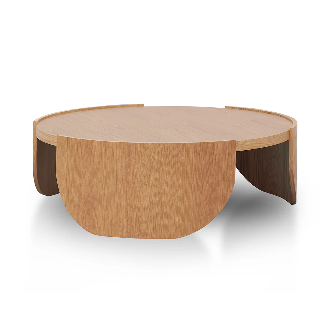 CCF8311-CN 1.1m Round Coffee Table - Natural - Image 6