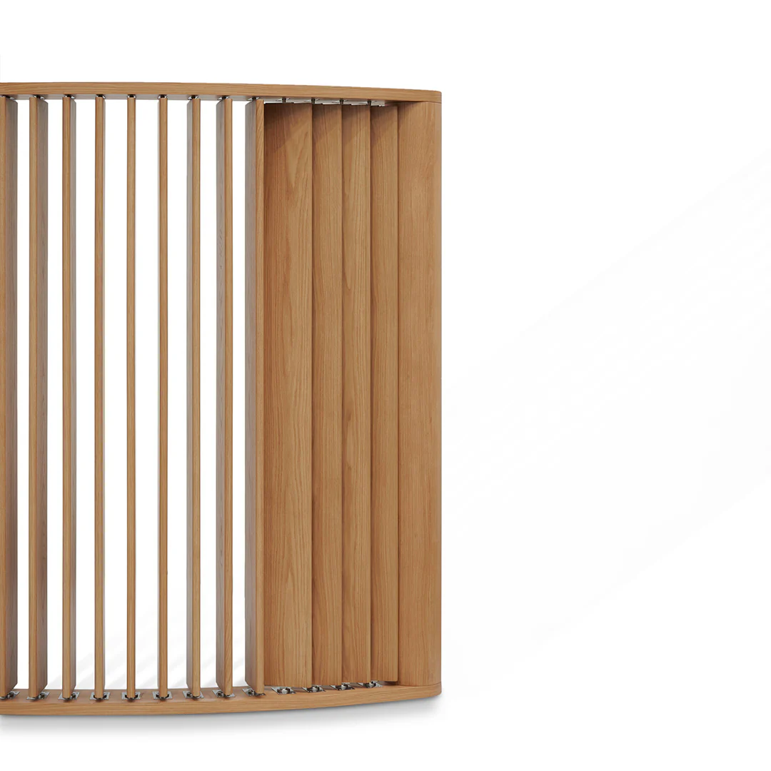 CCF8491-CN 3m Curved Wall Stand - Natural Oak - Image 6