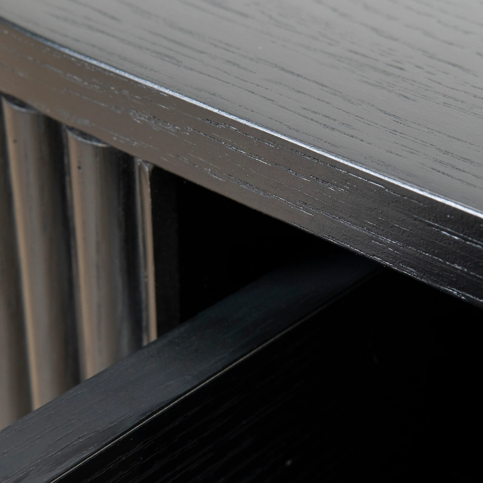 CCF8626-KD 1.2m Coffee Table - Full Black - Image 15