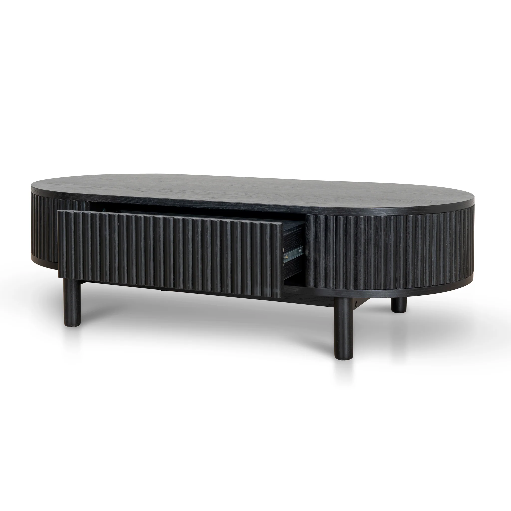 CCF8626-KD 1.2m Coffee Table - Full Black - Image 3