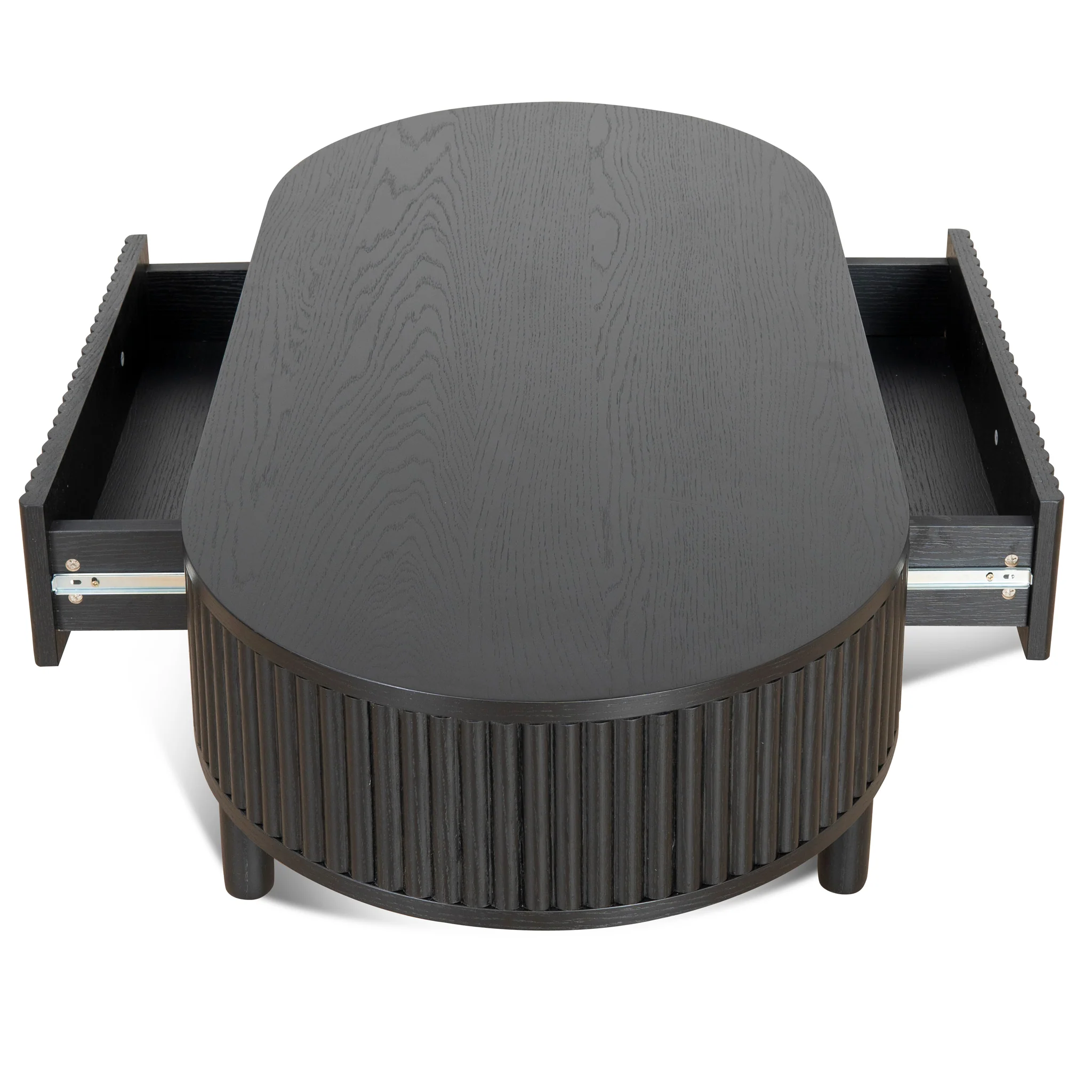 CCF8626-KD 1.2m Coffee Table - Full Black - Image 7