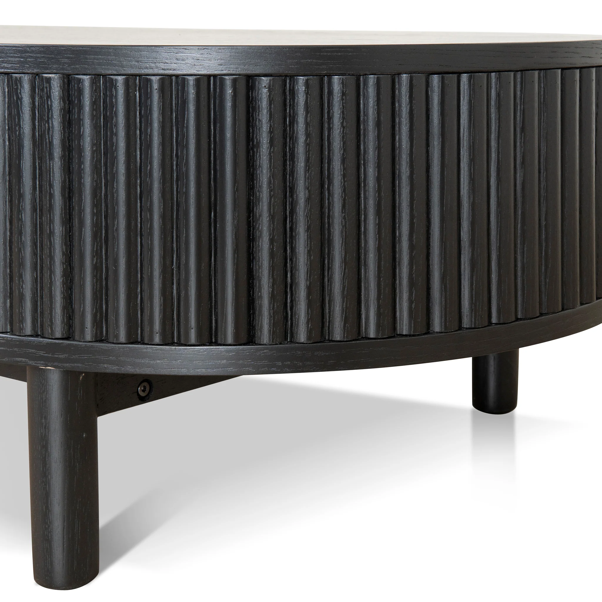 CCF8626-KD 1.2m Coffee Table - Full Black - Image 9