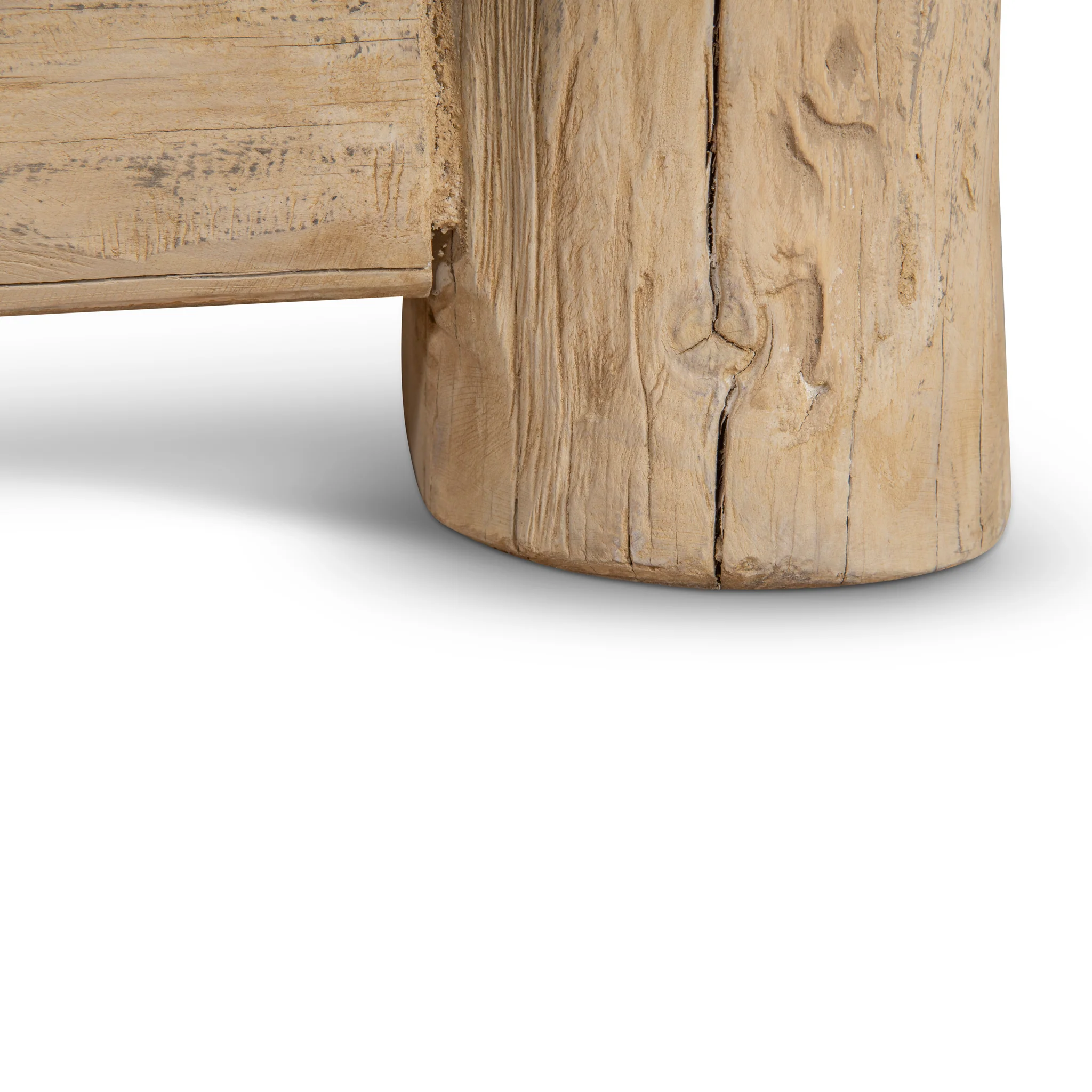CCF8657-NA 100cm Elm Round Coffee Table - Natural - Image 10