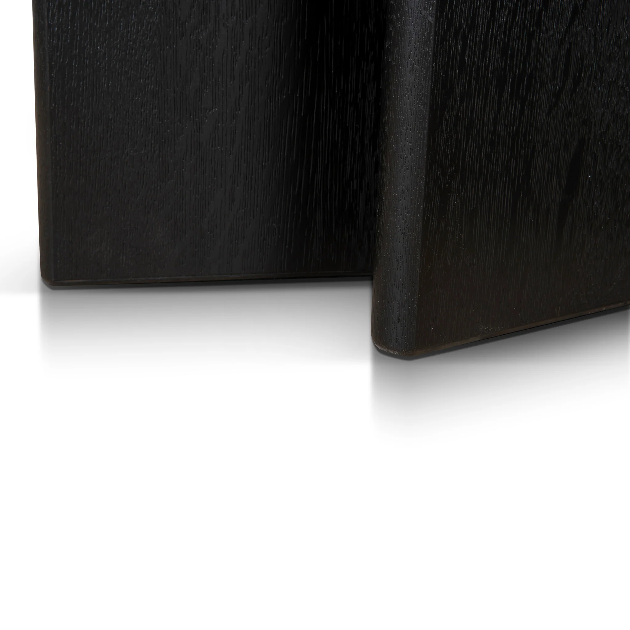 CCF8704-VA 1.3m Pill Shape Coffee Table - Textured Espresso Black - Image 11