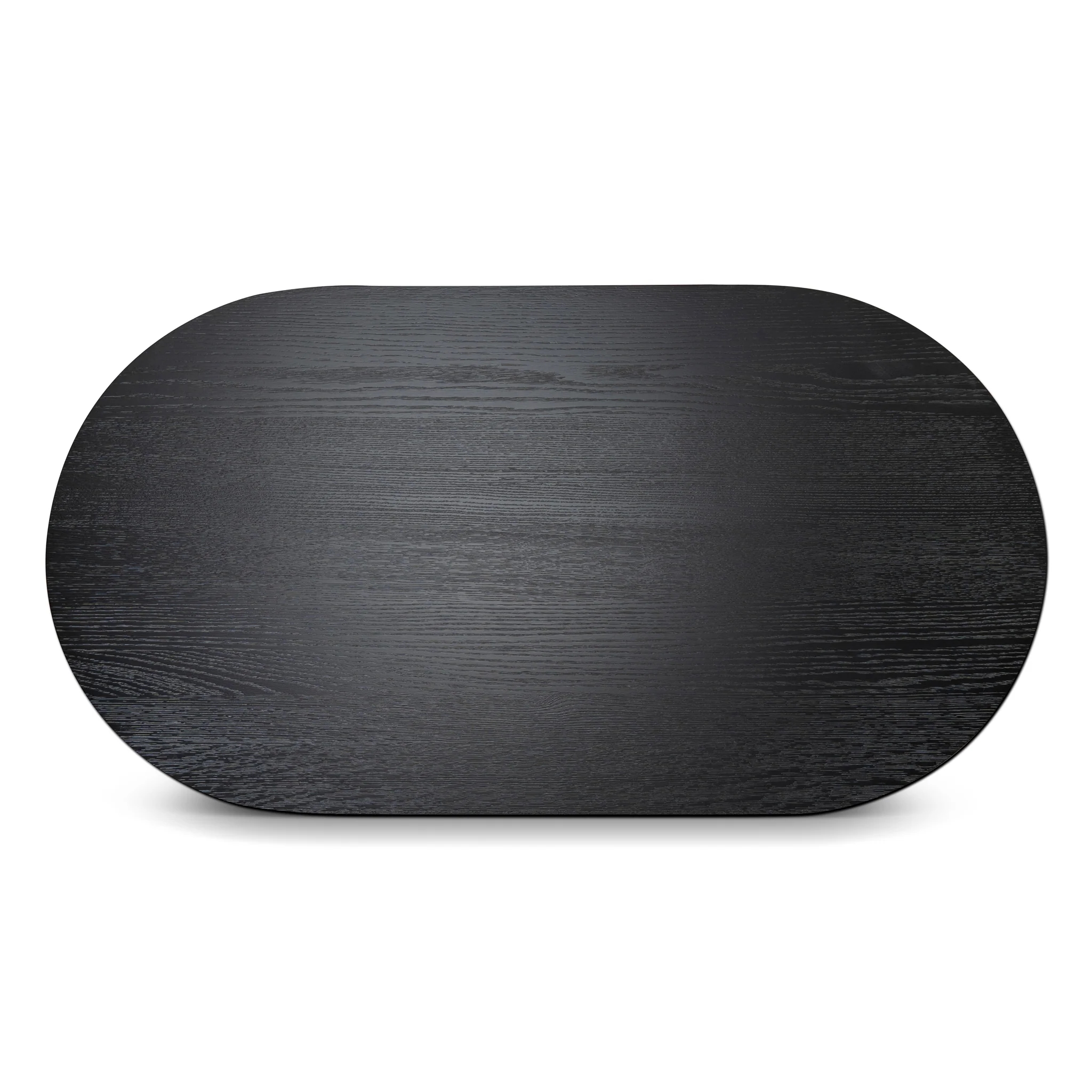 CCF8704-VA 1.3m Pill Shape Coffee Table - Textured Espresso Black - Image 12