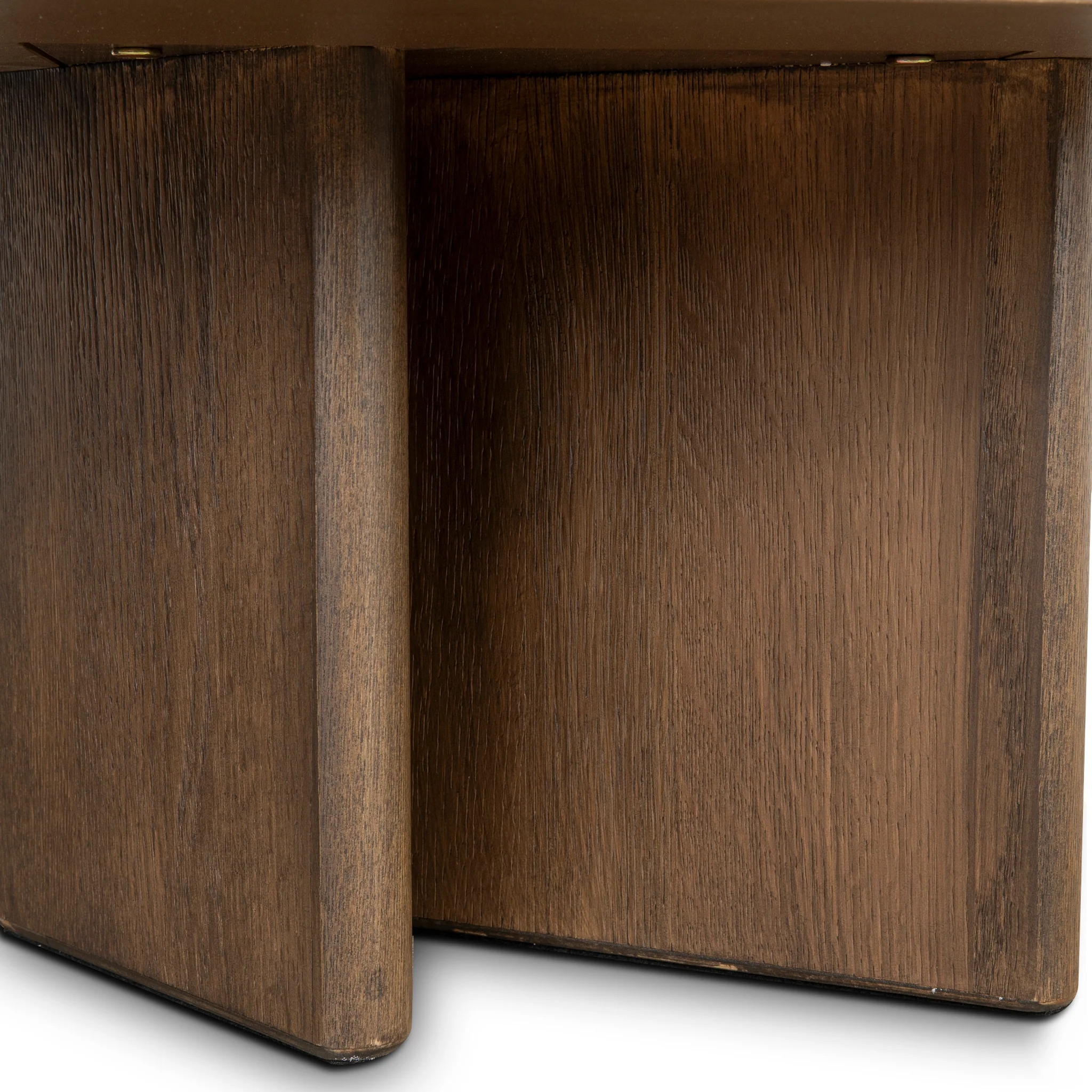 CCF8705-VA 1.3m Pill Shape Coffee Table - Caramel Oak - Image 12