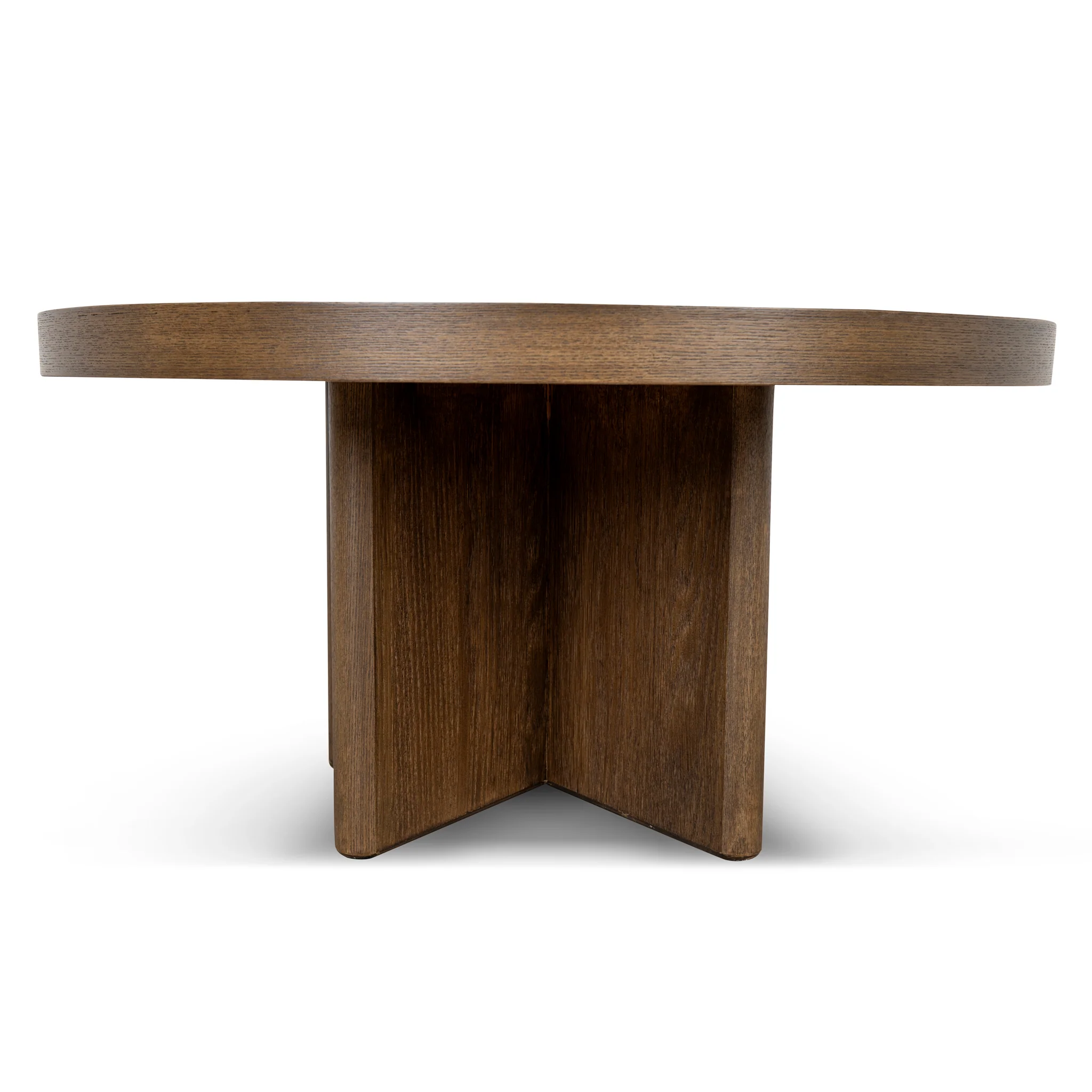 CCF8705-VA 1.3m Pill Shape Coffee Table - Caramel Oak - Image 4