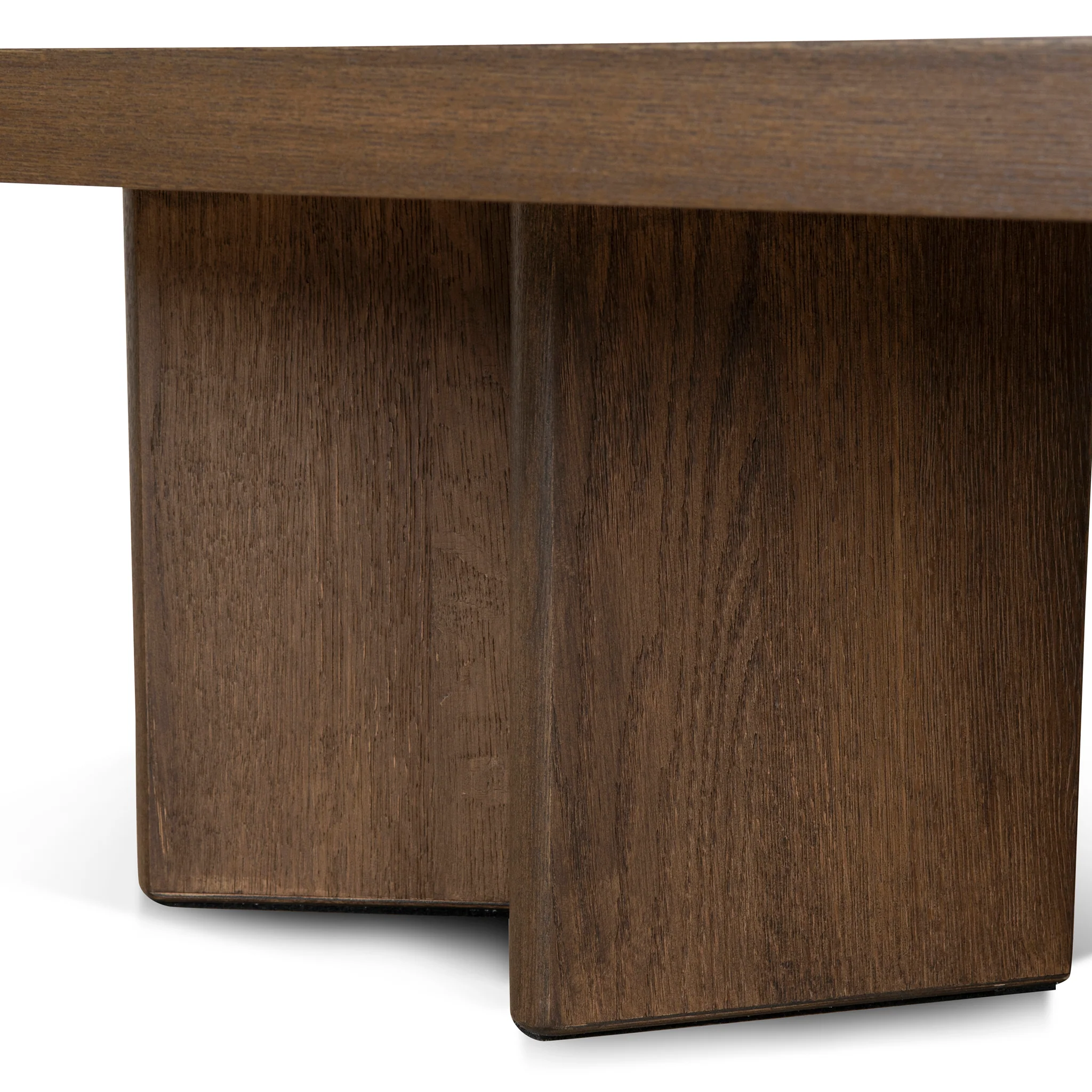 CCF8705-VA 1.3m Pill Shape Coffee Table - Caramel Oak - Image 7