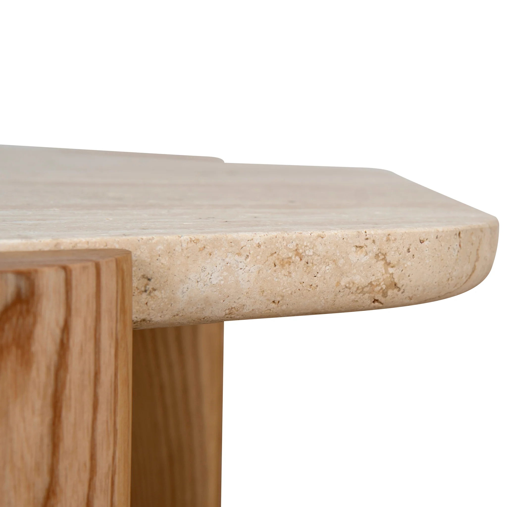 CCF8791-NY 100cm Travertine Coffee Table - Natural - Image 13