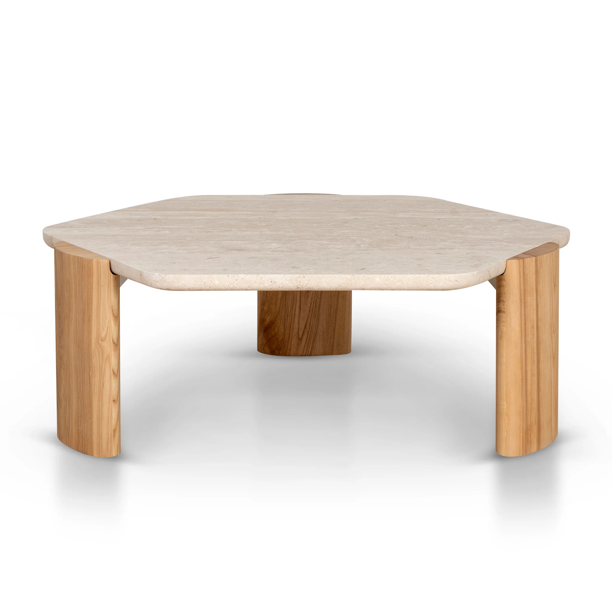 CCF8791-NY 100cm Travertine Coffee Table - Natural - Image 2