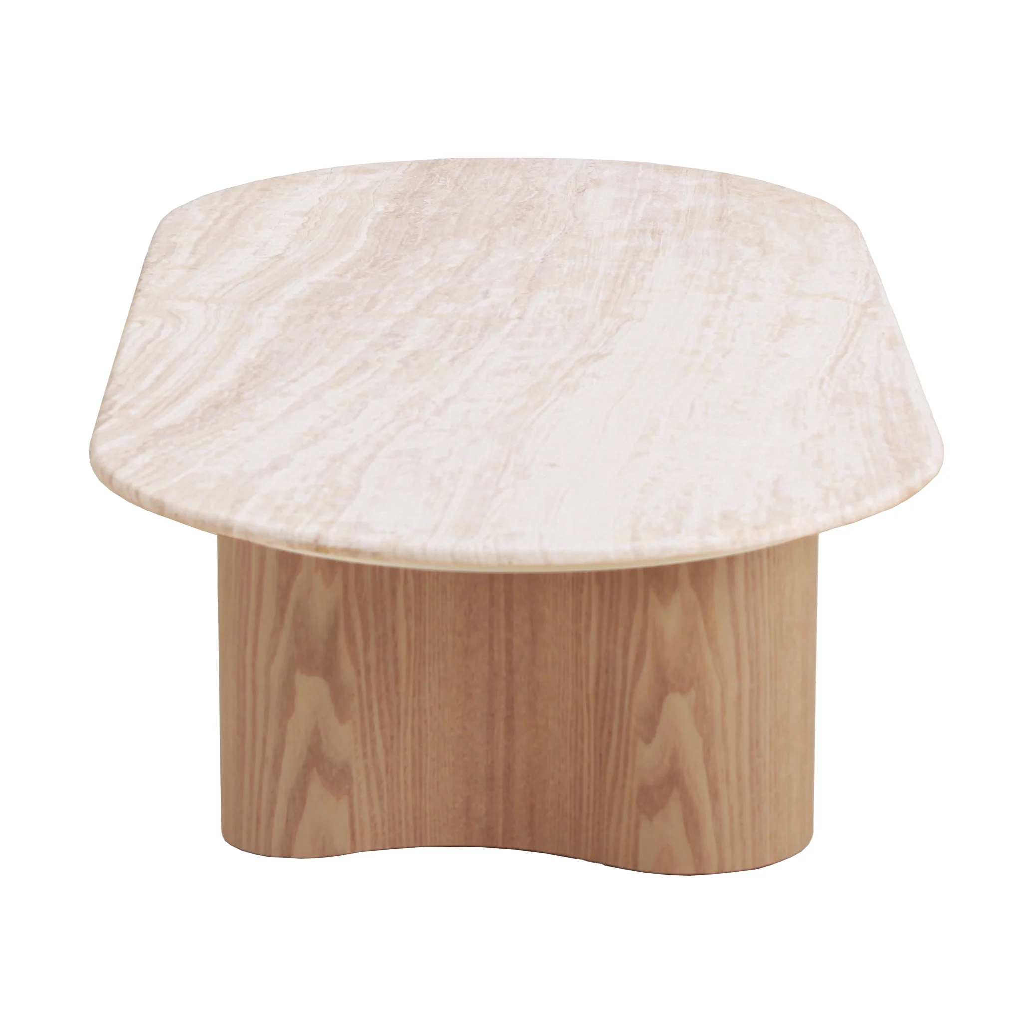 CCF8933-DW 1.5m Travertine Top Coffee Table - Natural - Image 3