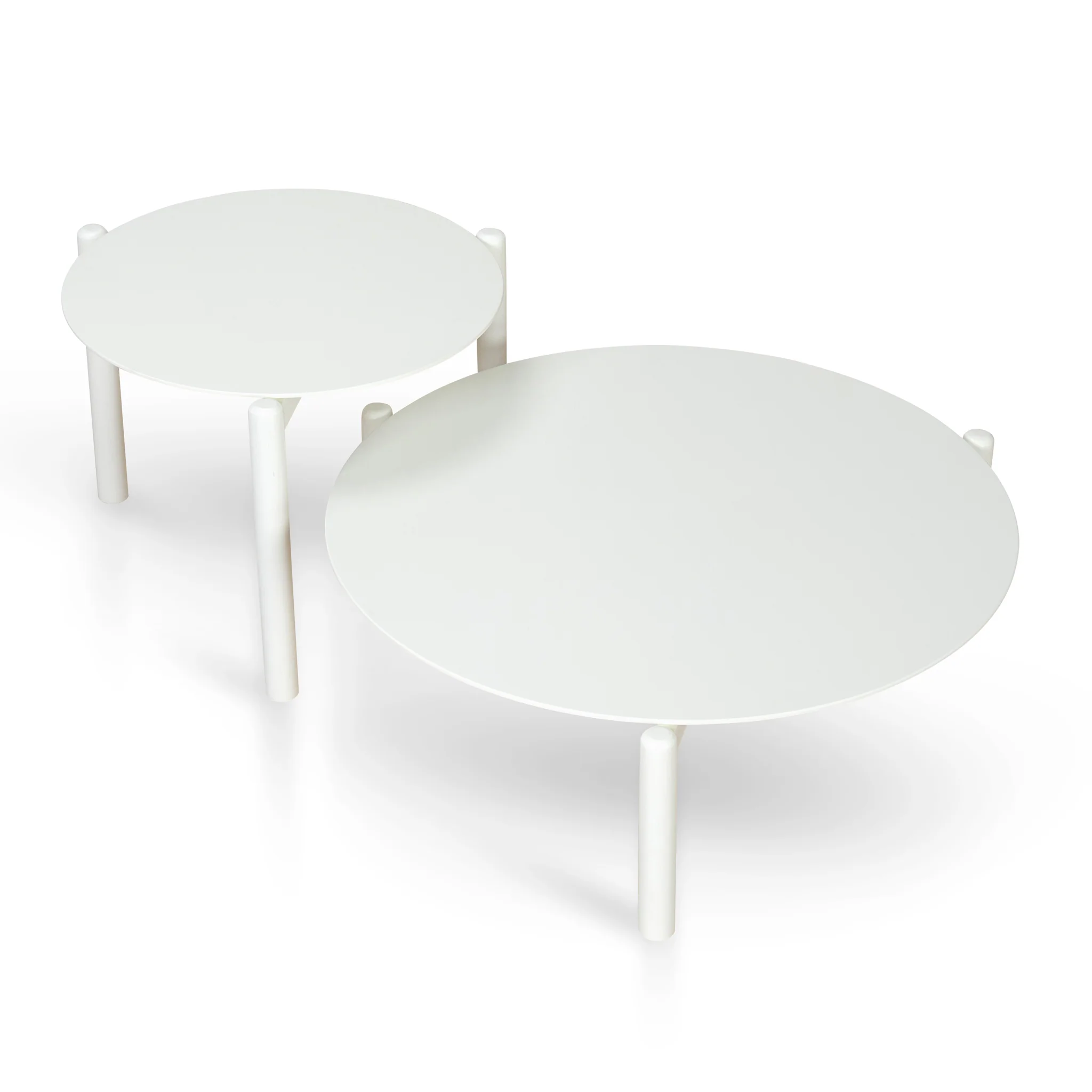 CCF8985-KD - Nest of Coffee tables - White - Image 2