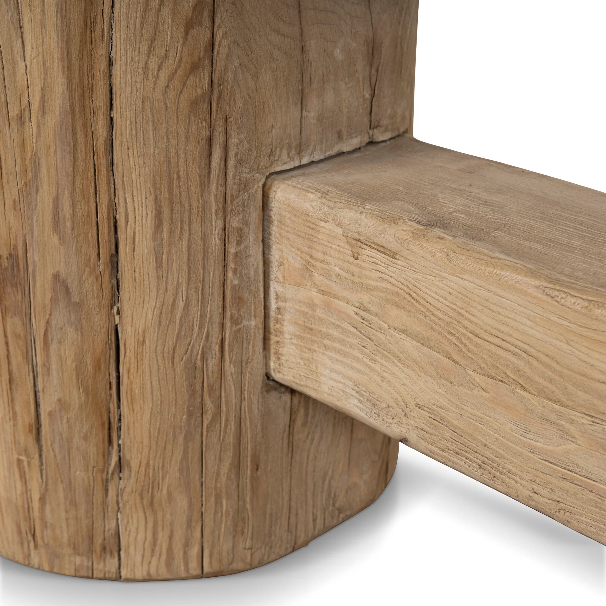CDB10234-NA 2.06m Elm Bench - Natural - Image 10