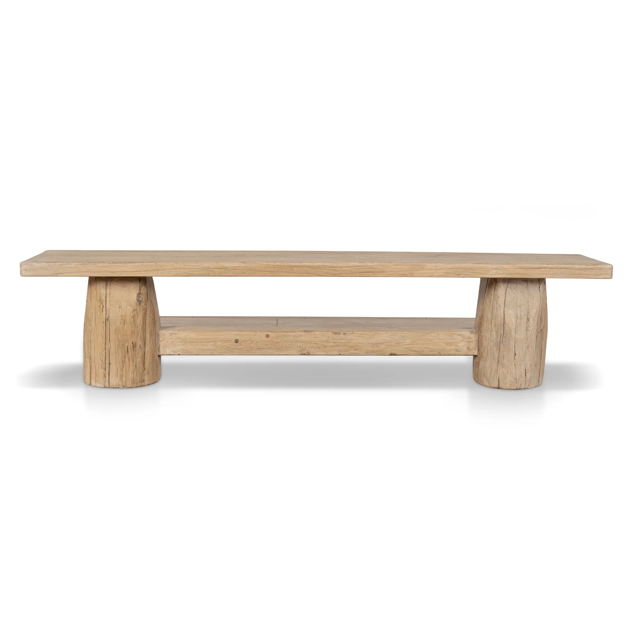 CDB10234-NA 2.06m Elm Bench - Natural - Image 2