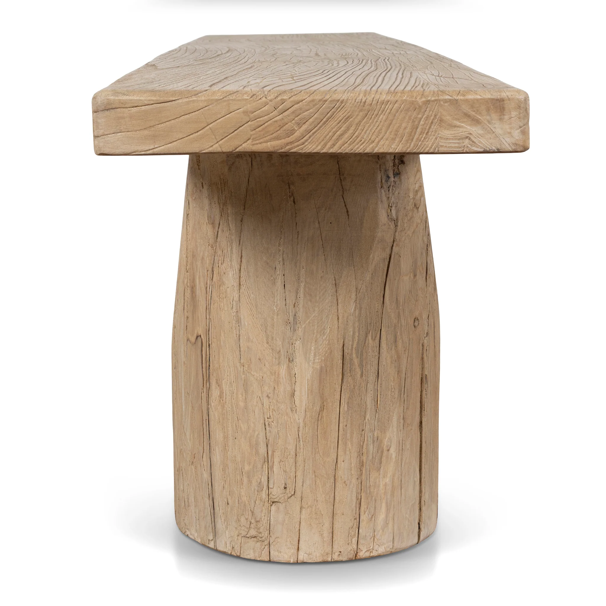 CDB10234-NA 2.06m Elm Bench - Natural - Image 6