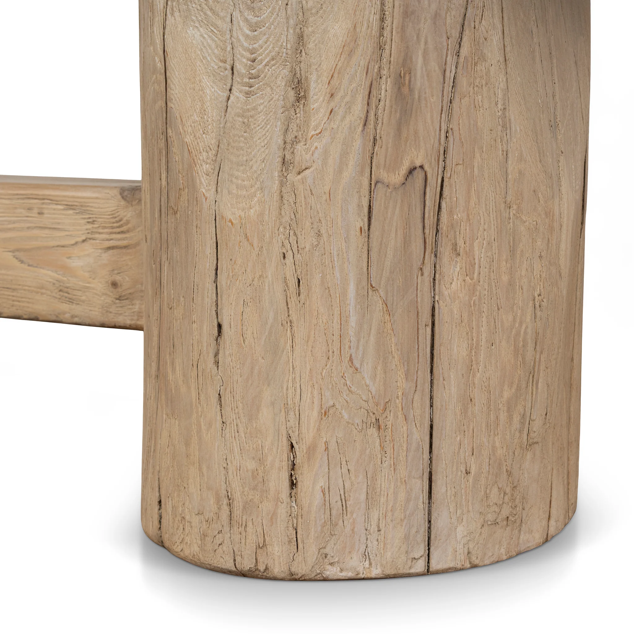 CDB10234-NA 2.06m Elm Bench - Natural - Image 7