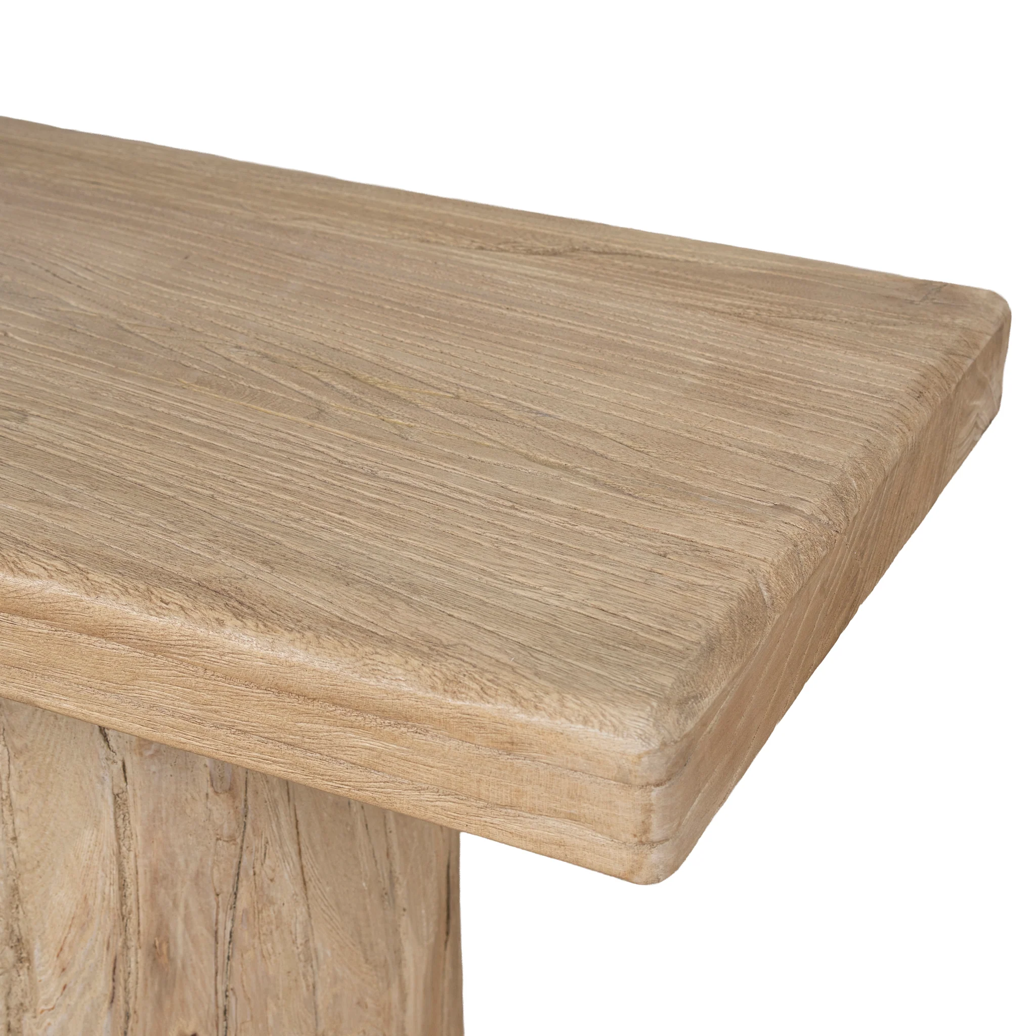 CDB10234-NA 2.06m Elm Bench - Natural - Image 9