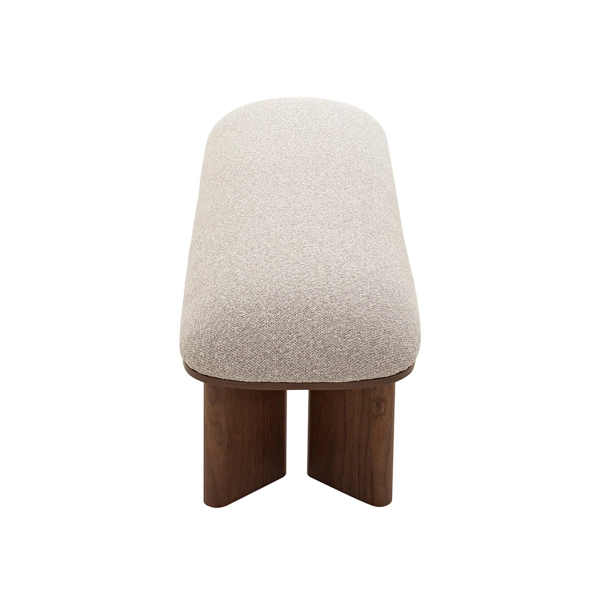 CDB10240-IG Walnut Bench - Clay Grey - Image 5