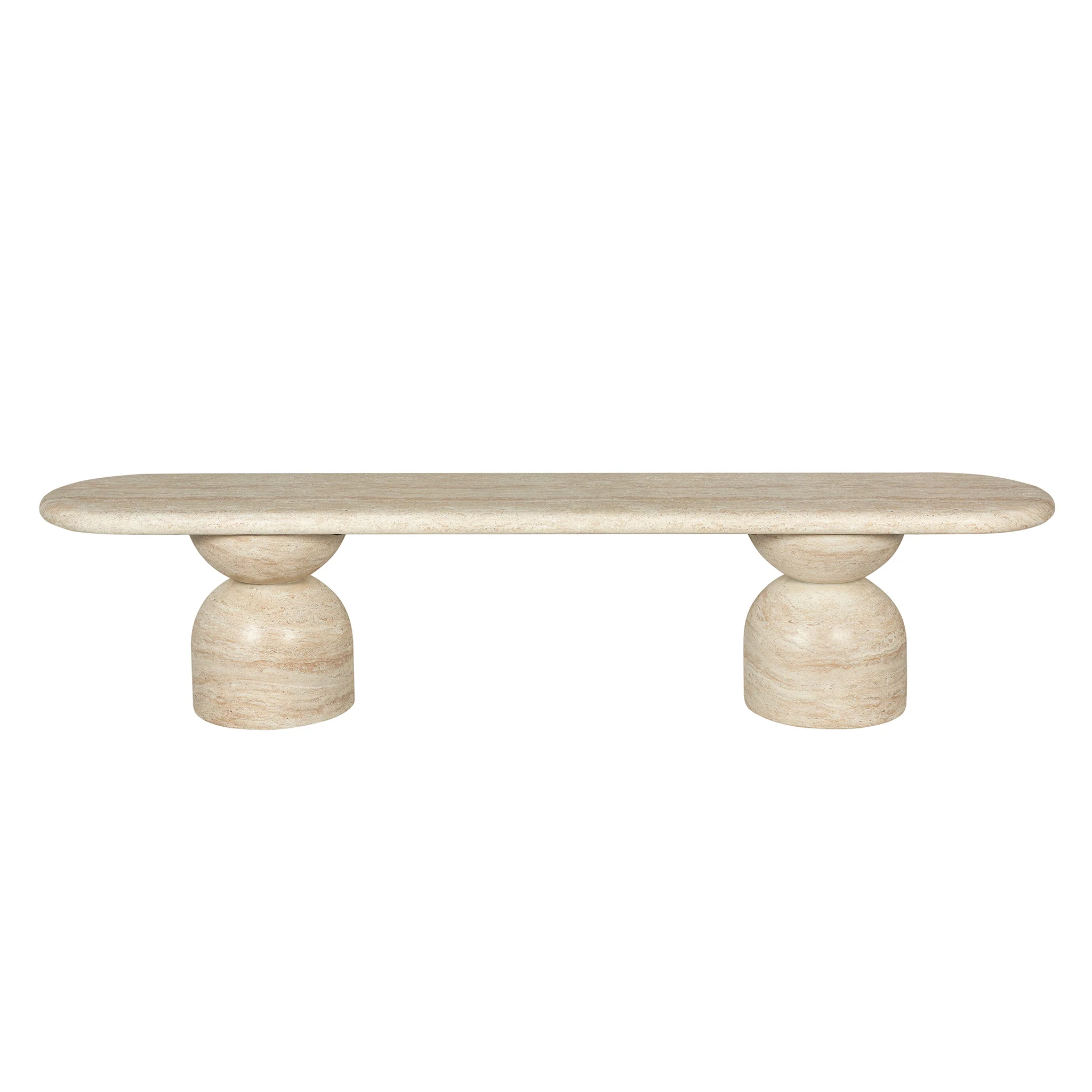 CDB12288-CO 2m Indoor Bench - Light Travertine Look - Image 2