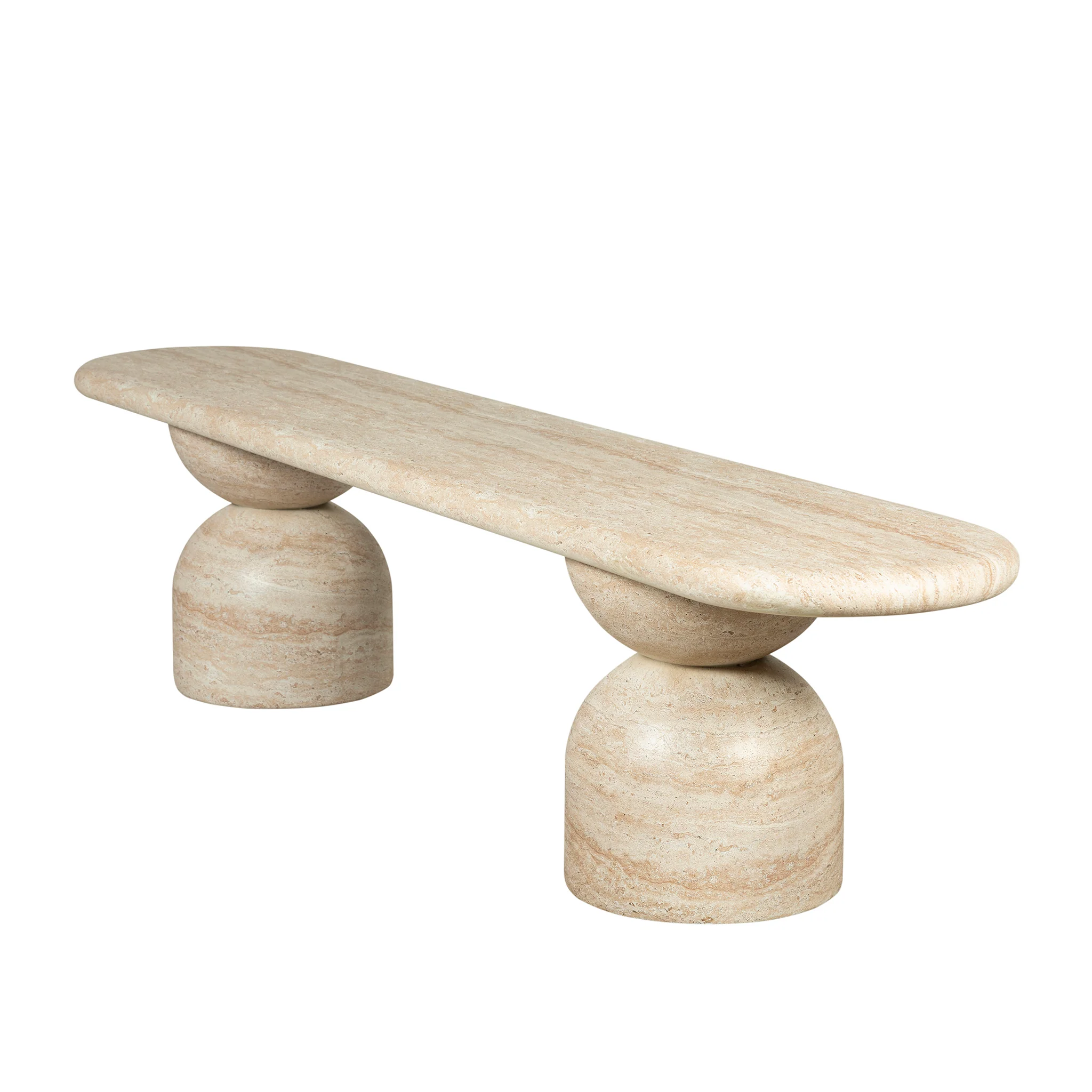 CDB12288-CO 2m Indoor Bench - Light Travertine Look - Image 5