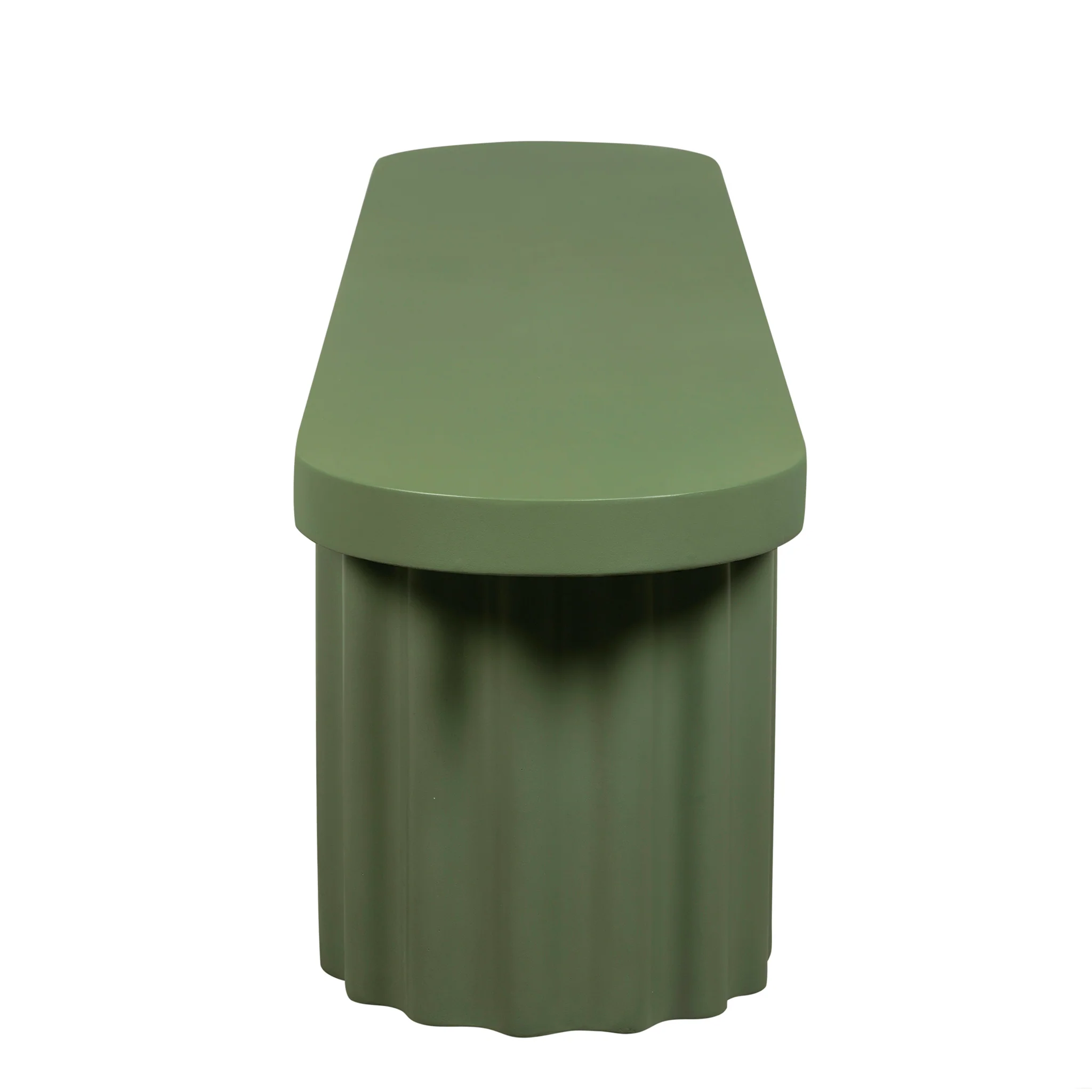 CDB12294-CO 2.1m Concrete Bench - Green - Image 4
