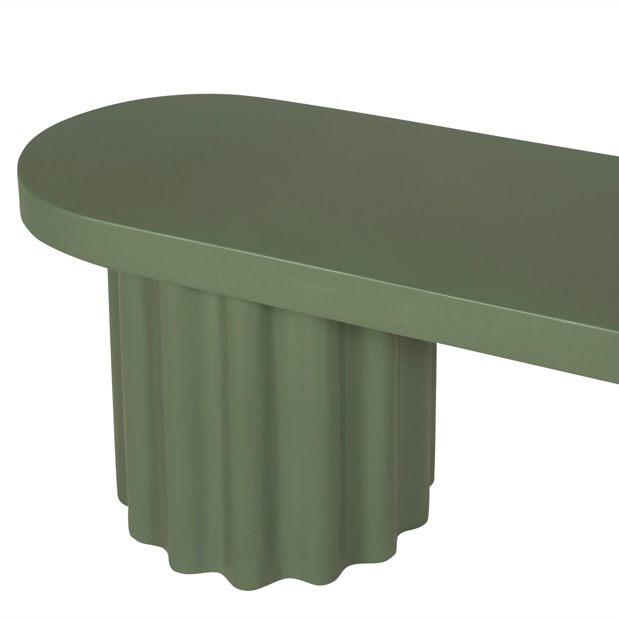 CDB12294-CO 2.1m Concrete Bench - Green - Image 5