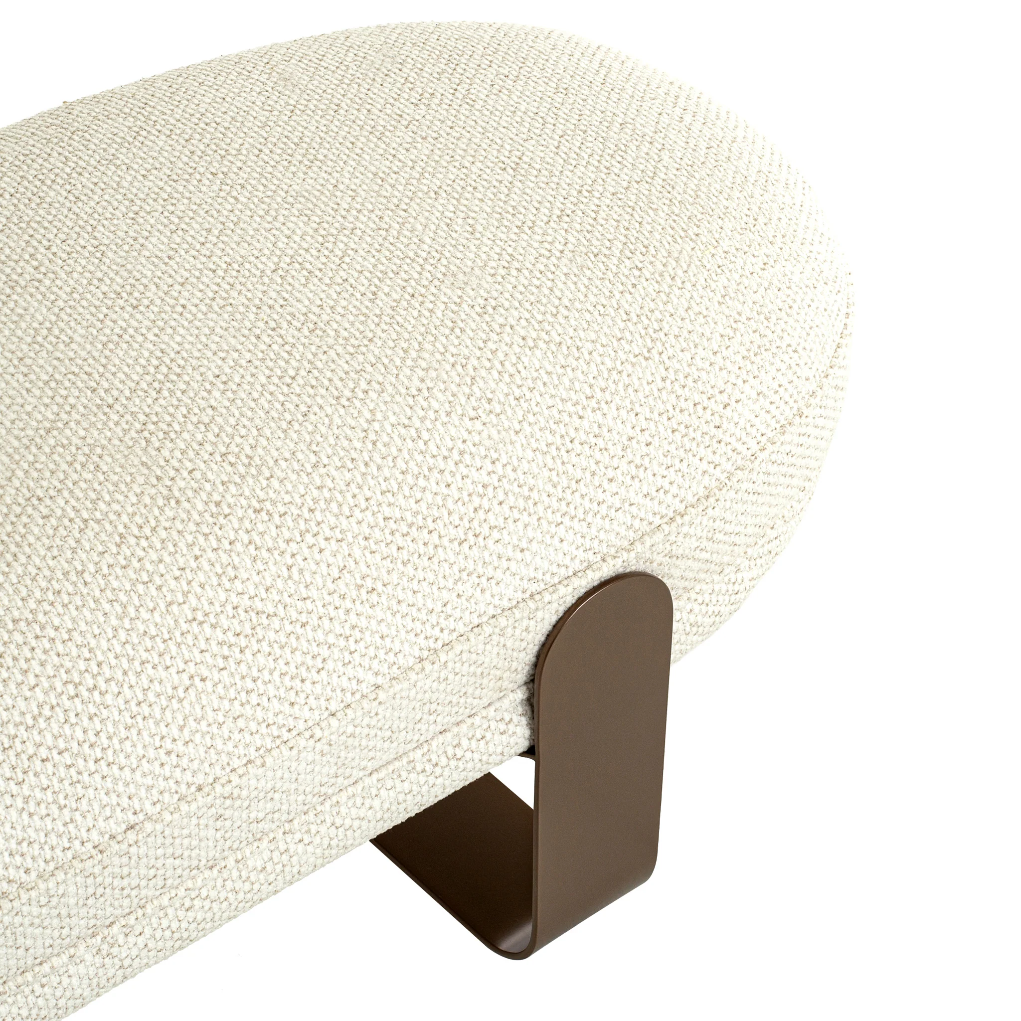 CDB12560-IG 1.5m Long Bench - Soft Ivory - Image 5