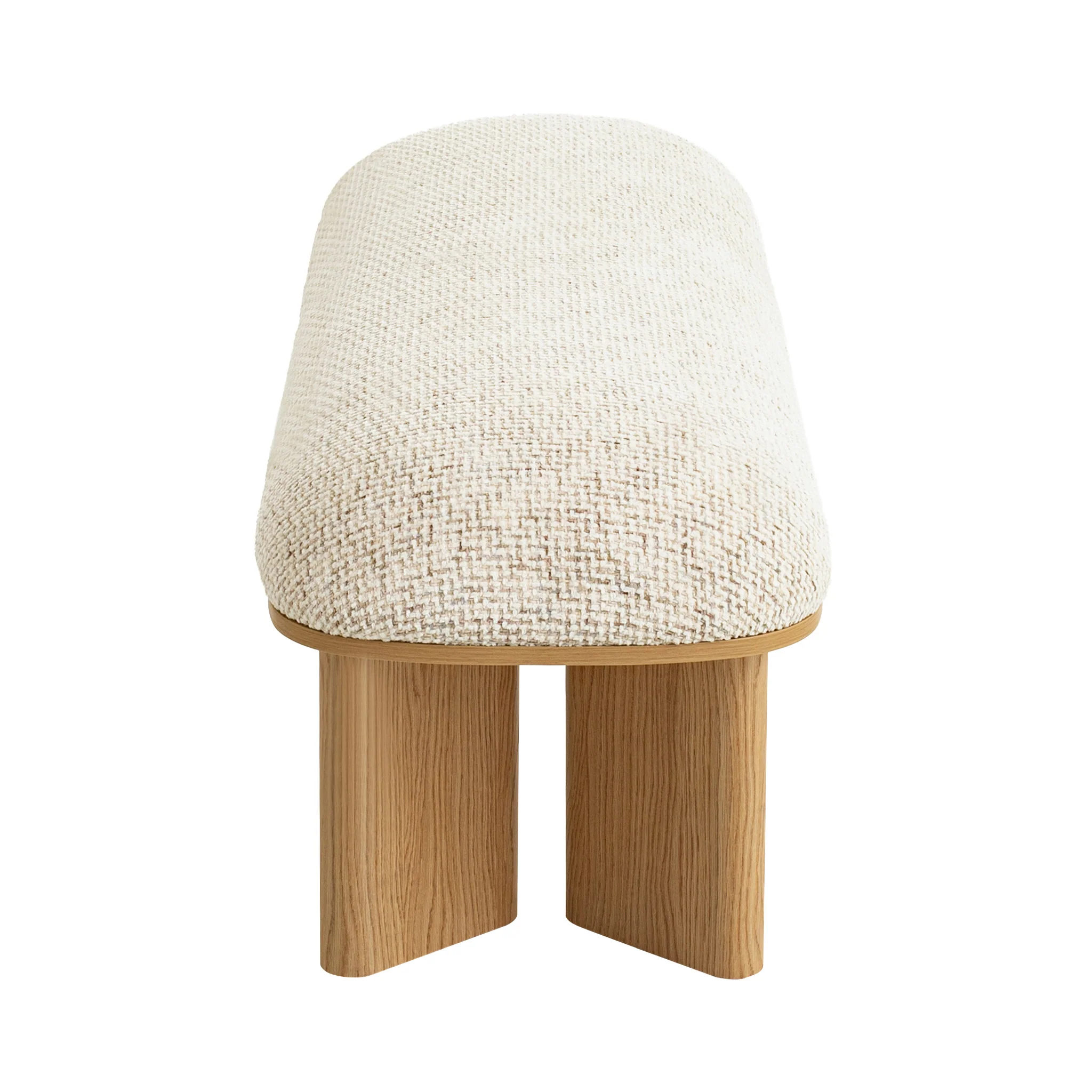 CDB12566-IG 1.5m Natural Bench - Plush Beige - Image 3