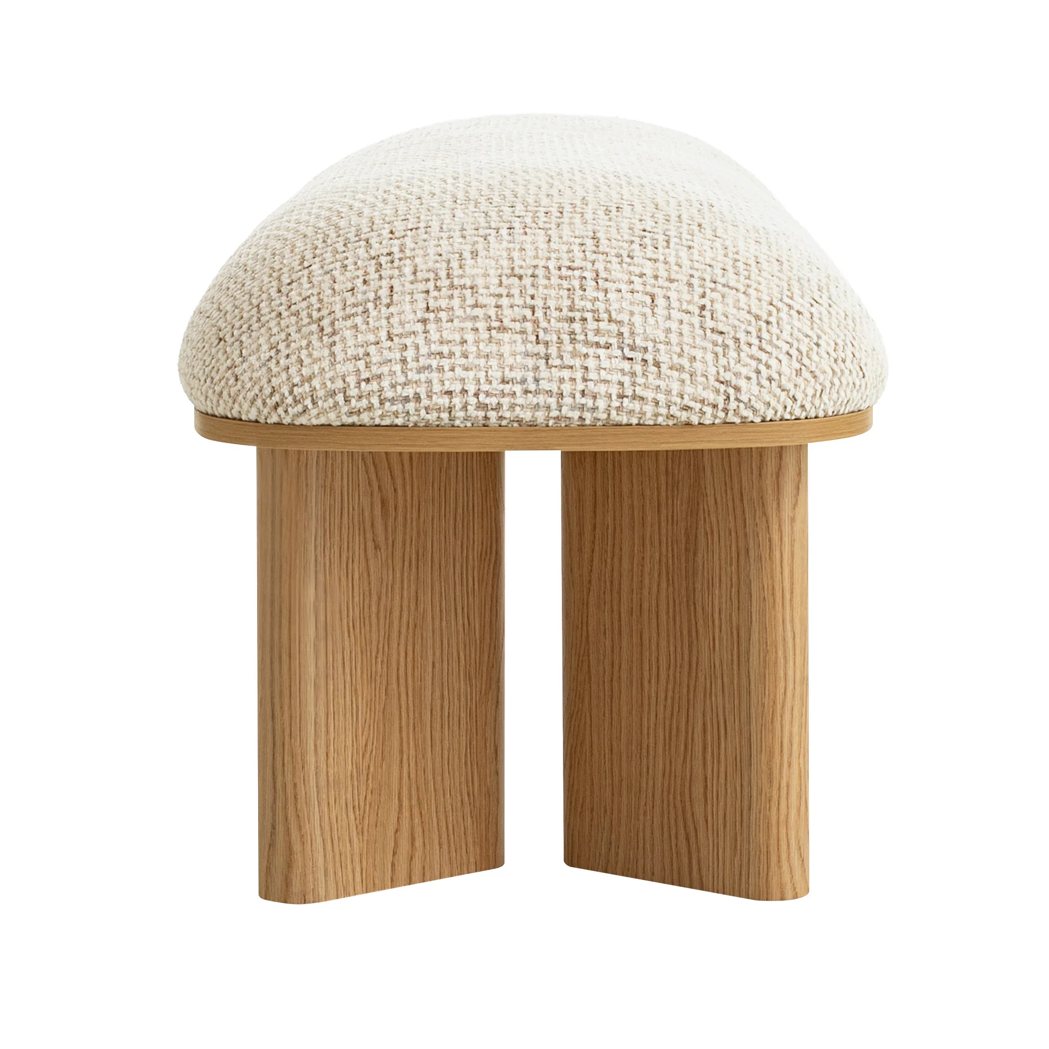 CDB12566-IG 1.5m Natural Bench - Plush Beige - Image 4