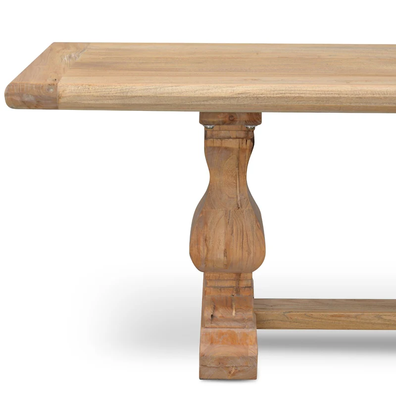 CDB2088 2m Reclaimed ELM Wood Bench - Natural - Image 3